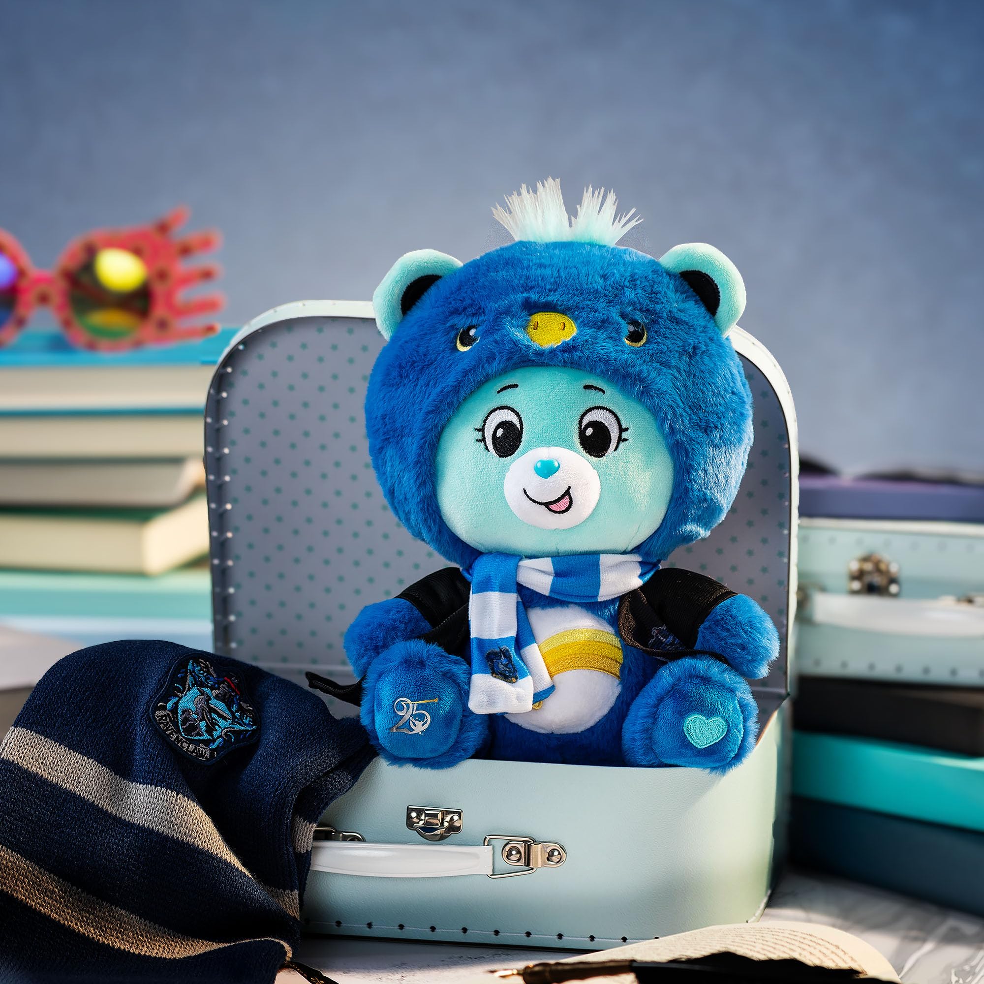 Care Bears Wish Bear Ravenclaw 30cm Hoodie Plush | Harry Potter 25th Anniversary | Ages 4+ 3