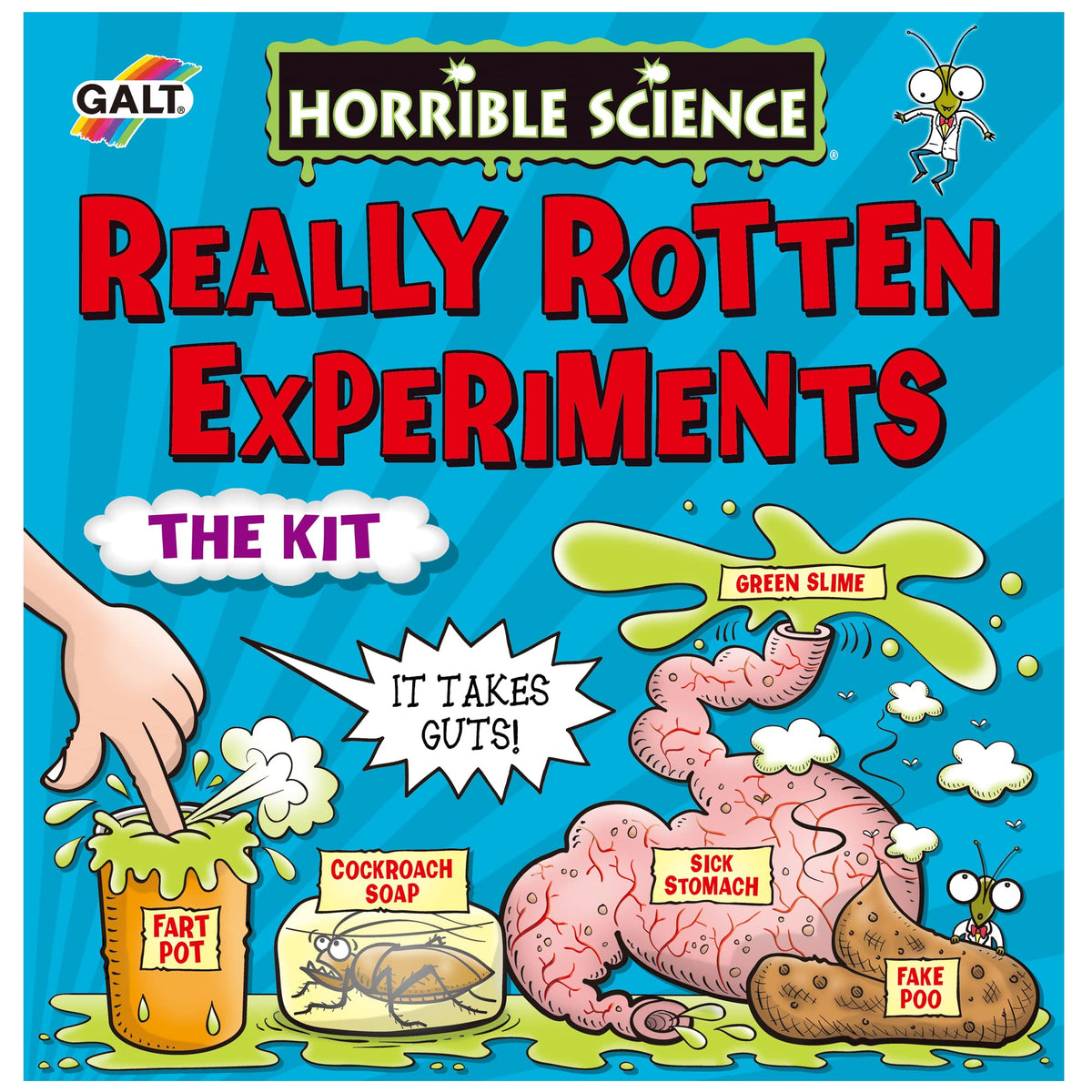 Galt Horrible Science Really Rotten Experiments Science Kit - 10 Experiments, Ages 8+