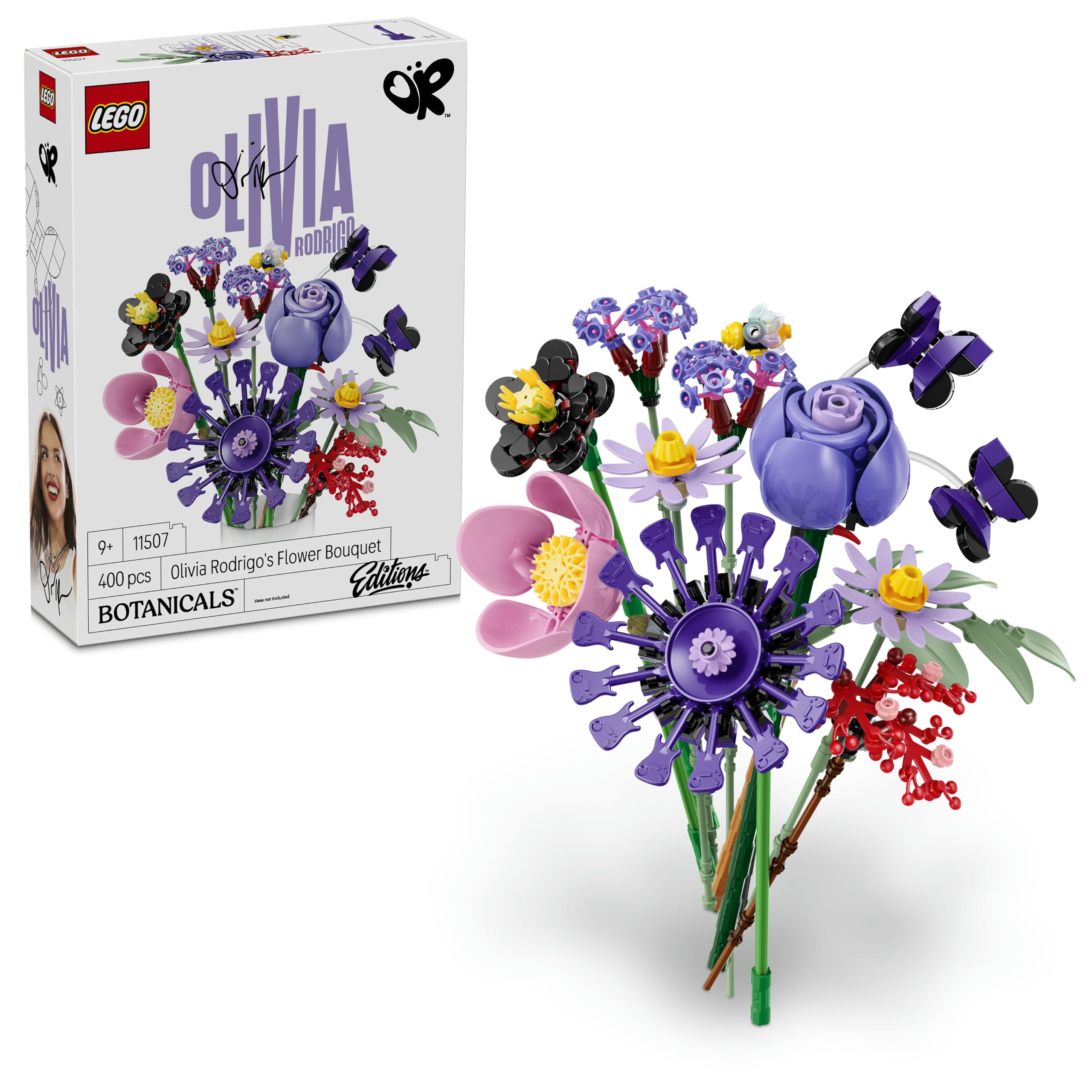 LEGO Botanicals Olivia Rodrigo's Flower Bouquet Building Set | 11 Flowers | Ages 9+ 1
