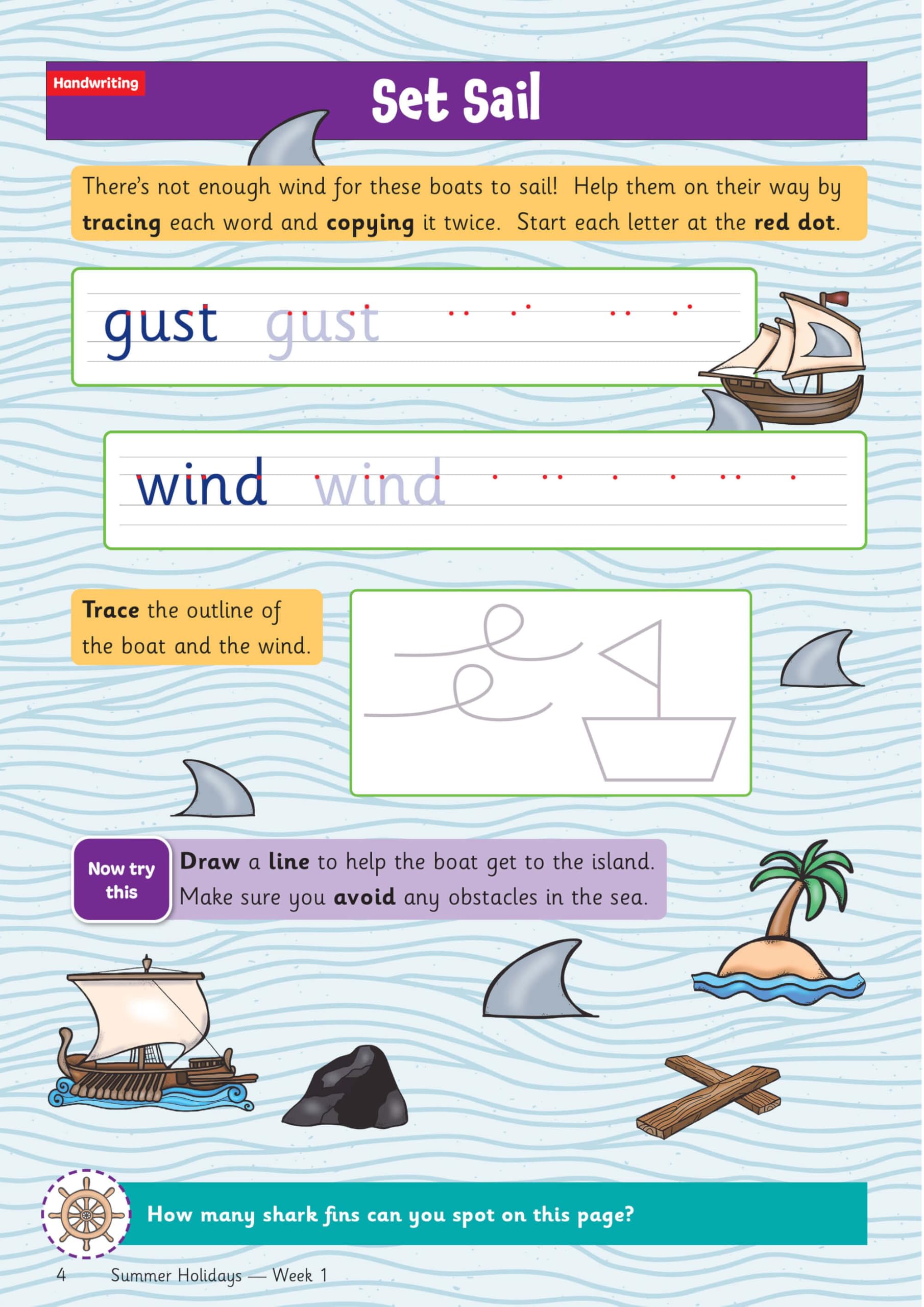 CGP Summer Holidays Activity Workbook - Year 1 to Year 2 Transition | Curriculum Aligned | 64 Pages 4