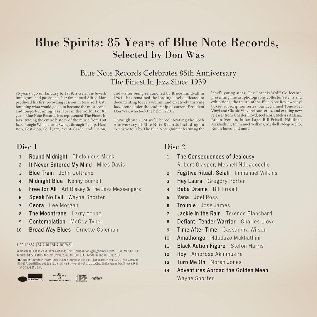 Blue Spirits: 85 Years of Blue Note Records