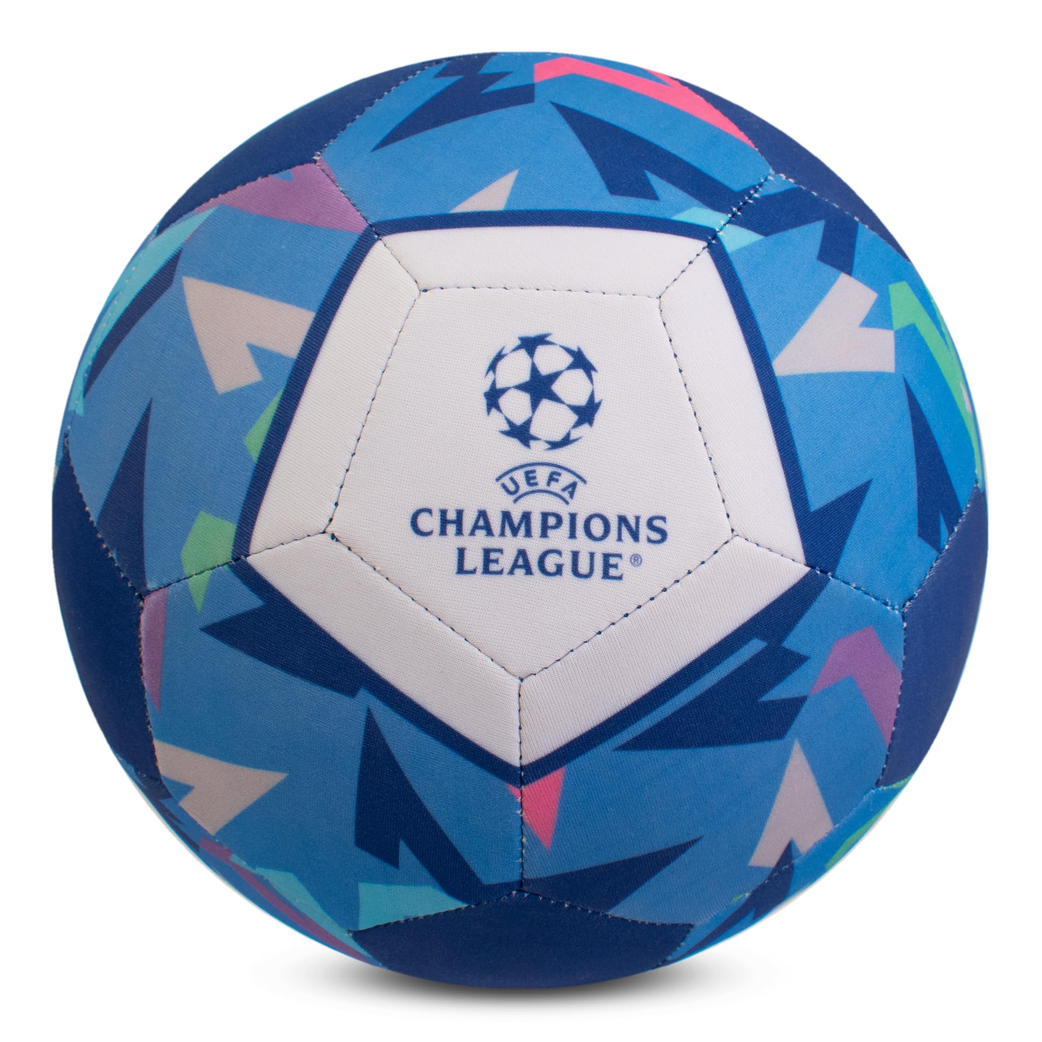 Hy-Pro Officially Licensed UEFA Champions League Beach Ball - Neoprene, Size 5, Blue