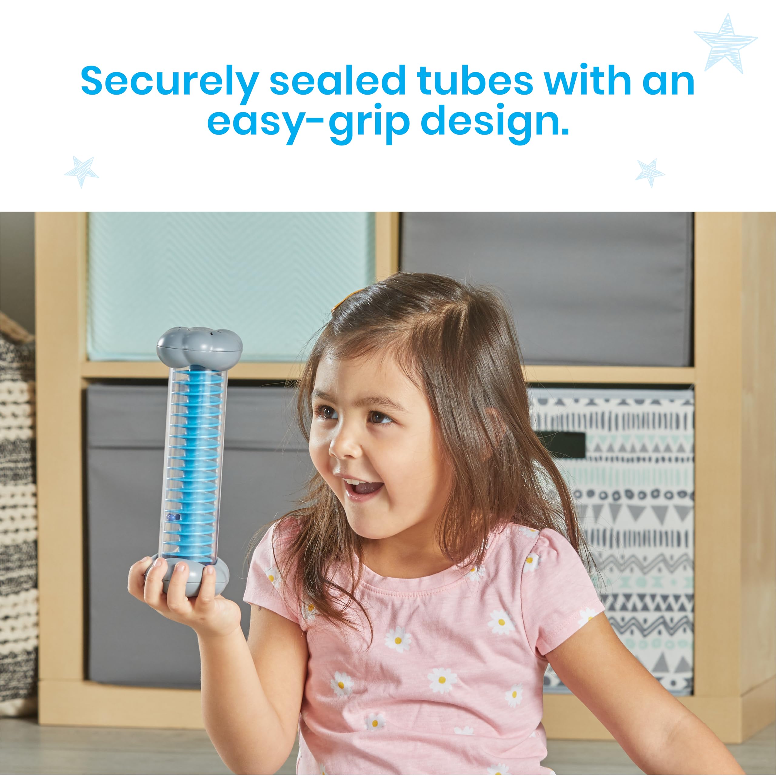 Learning Resources Sounds of Rain Sensory Tubes - Developmental Toy for Ages 3+ 6