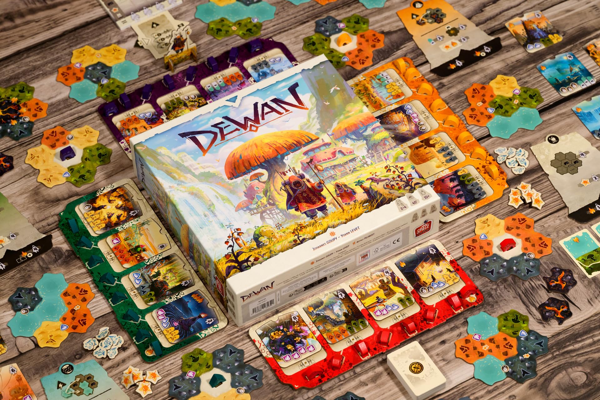 Asmodee Dewan Strategic Board Game | Ages 10+ | 2-4 Players | 40+ Min 5