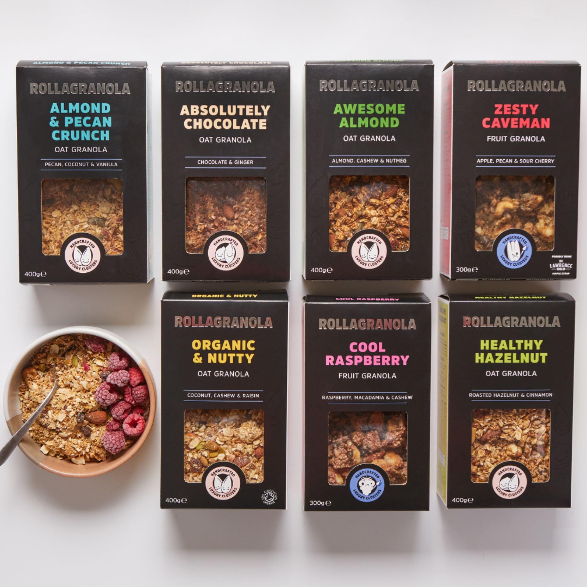 Rollagranola Awesome Almond Oat Granola - 400g Pack | Over 38% Nuts | Vegan & Gluten Free 6