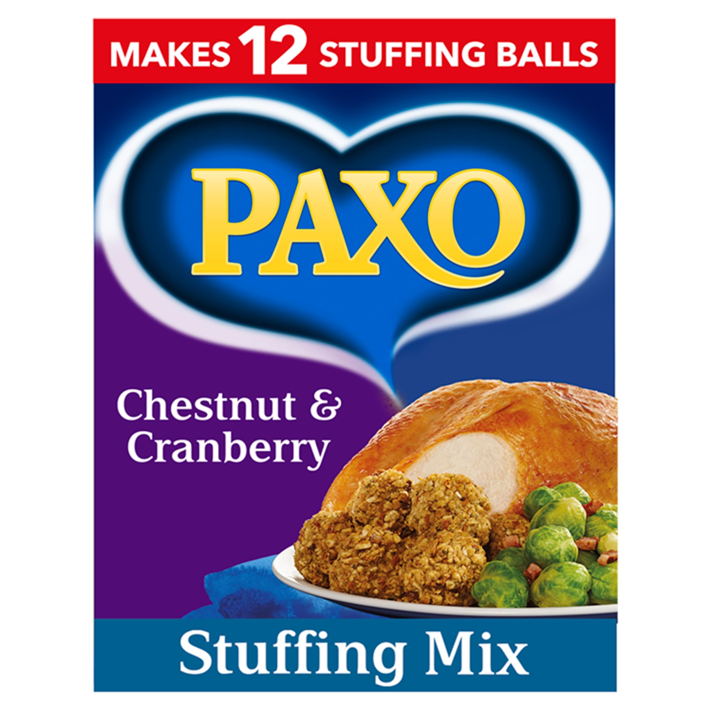 Paxo Chestnut & Cranberry Stuffing Mix, Perfect for Christmas Dinners, 170g 2
