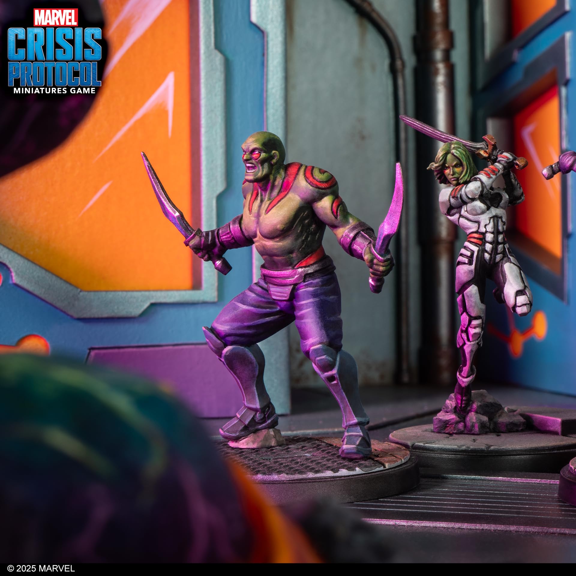 ATOMIC MASS GAMES Marvel Crisis Protocol - Guardians of the Galaxy Affiliation Pack | 4 Miniatures | Special Edition 4