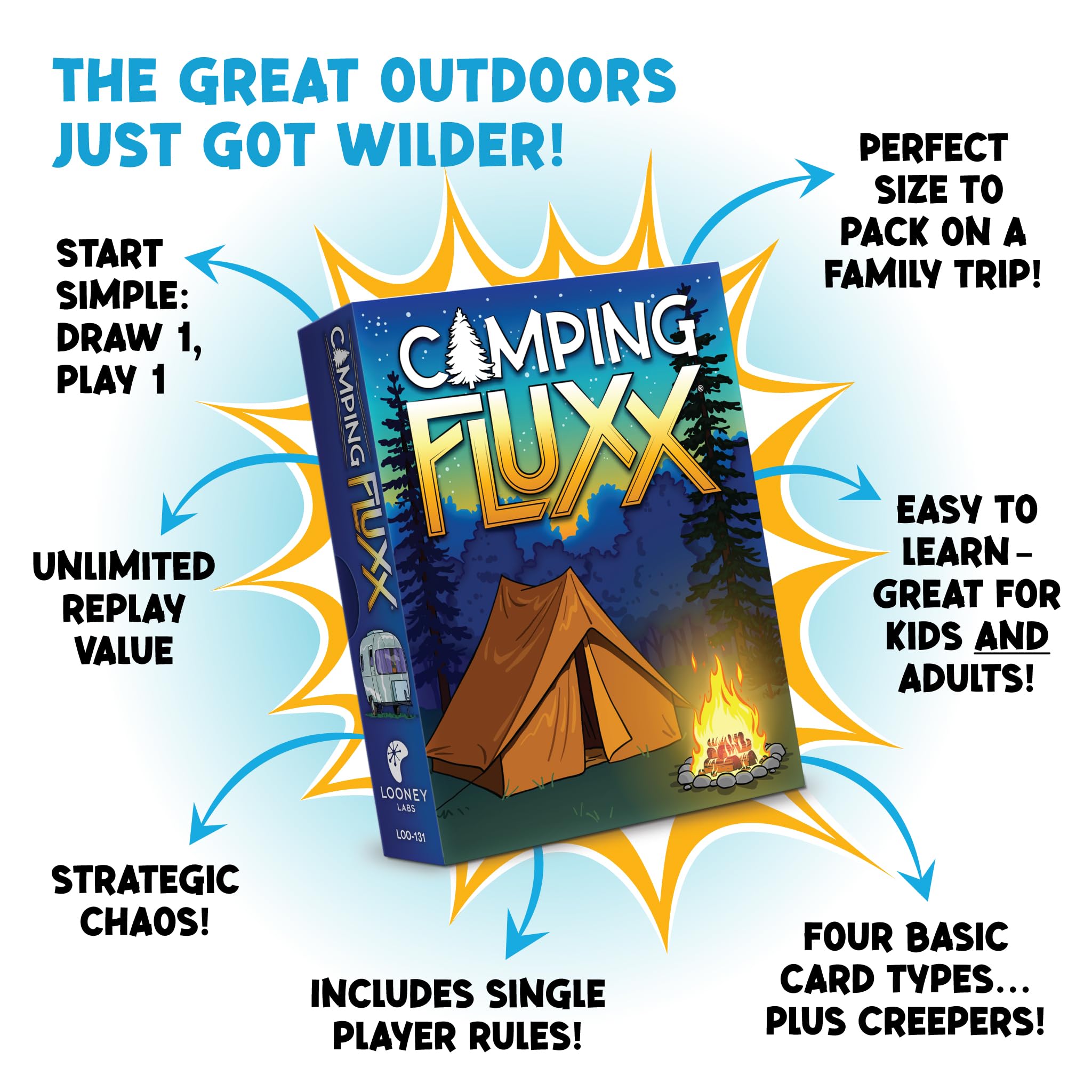 Looney Labs Camping Fluxx Card Game 4