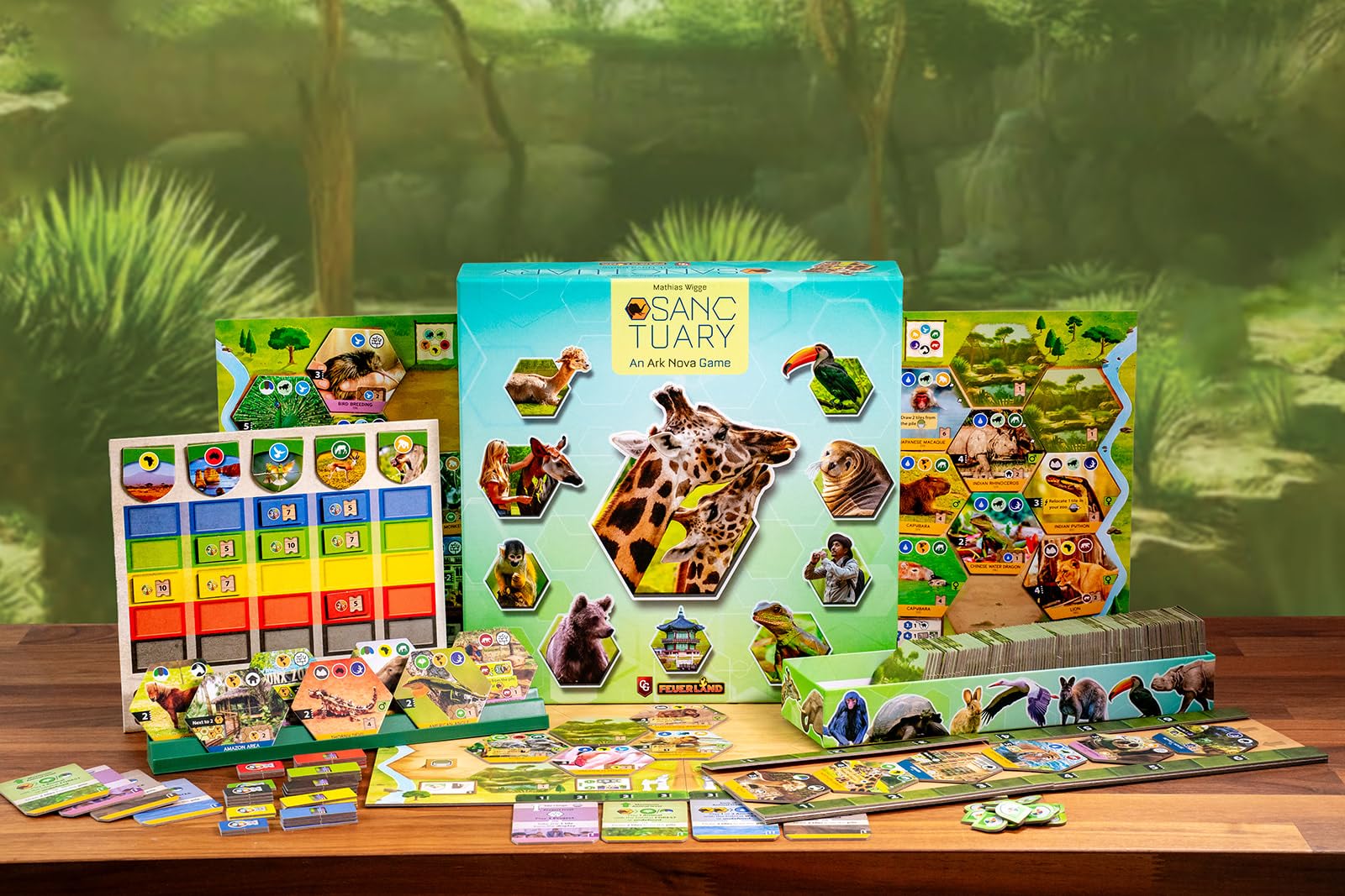 Capstone Games Sanctuary Board Game | 1-5 Players | Ages 12+ | Standard Edition 2