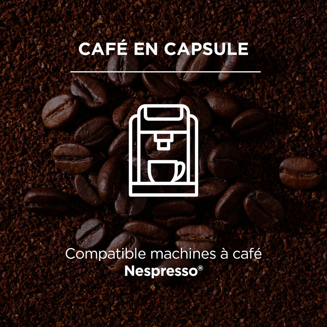 Kimbo Barista Decaf Capsules (10-Pack) | Nespresso Compatible | Italian Medium Dark Roast | Aluminium Coffee Pods