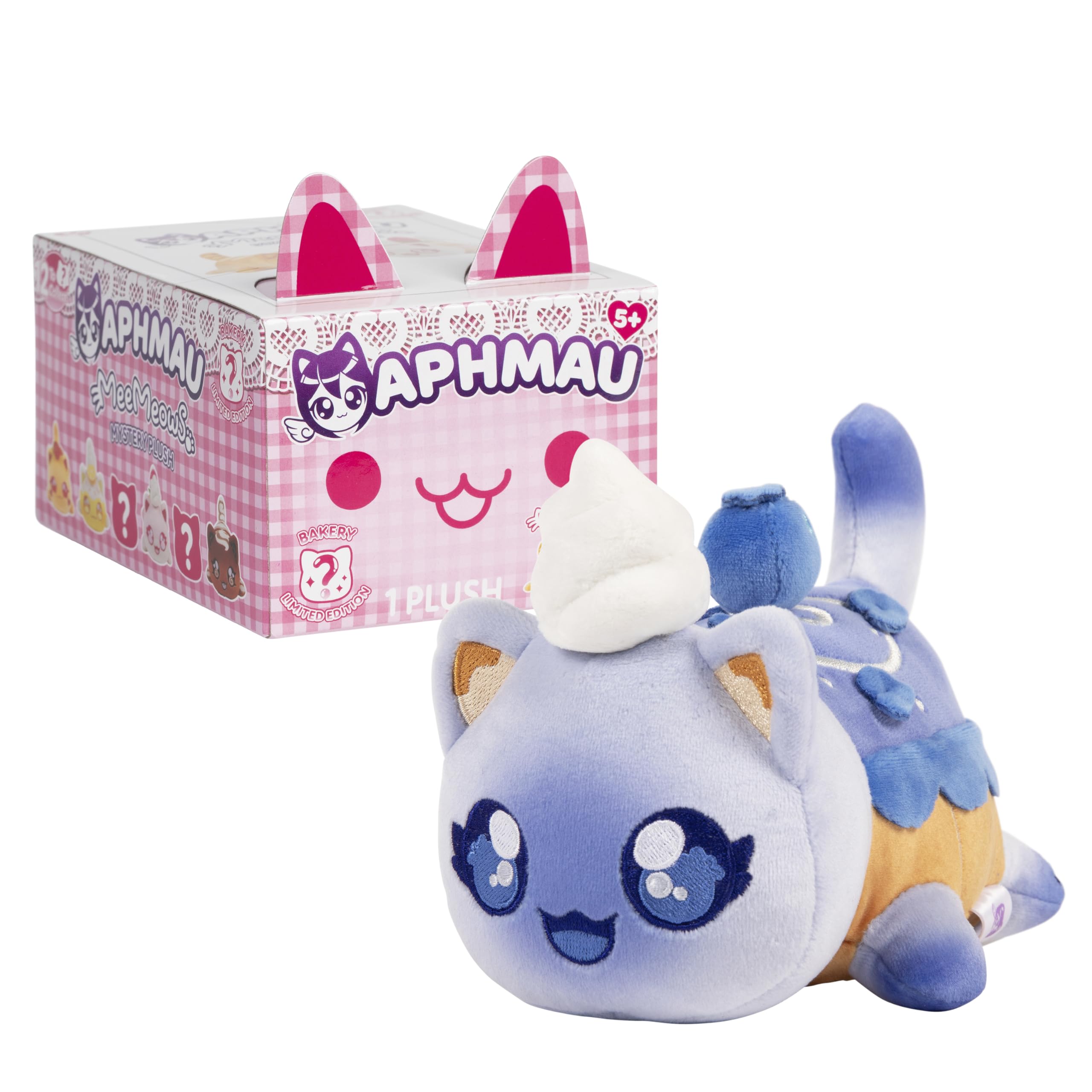 Aphmau MeeMeows Mystery Plush - Bakery Collection, 6-Inch Soft Cat Stuffed Toy 4