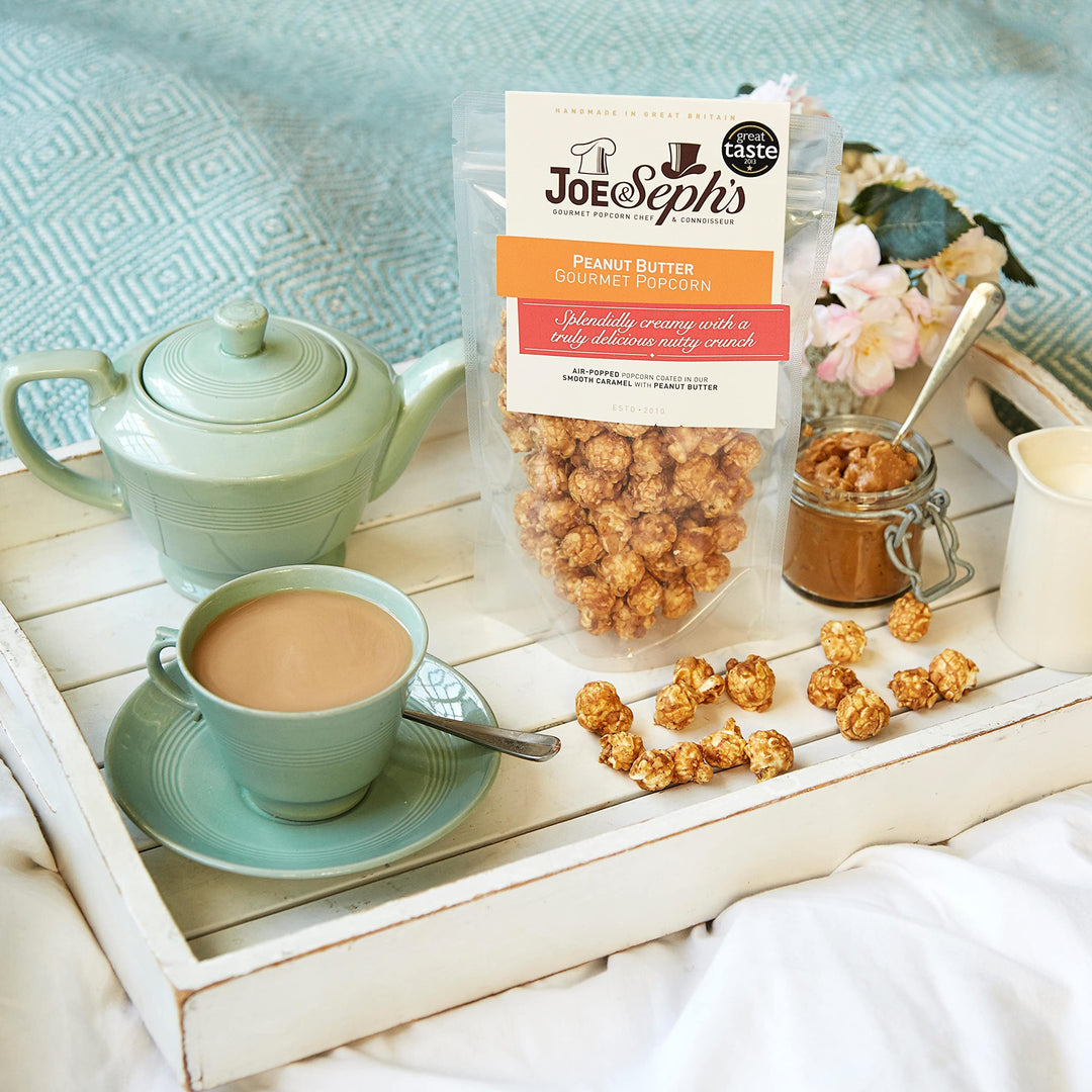 Joe & Seph's Caramel & Peanut Butter Popcorn 80g - Gourmet Handmade Snack