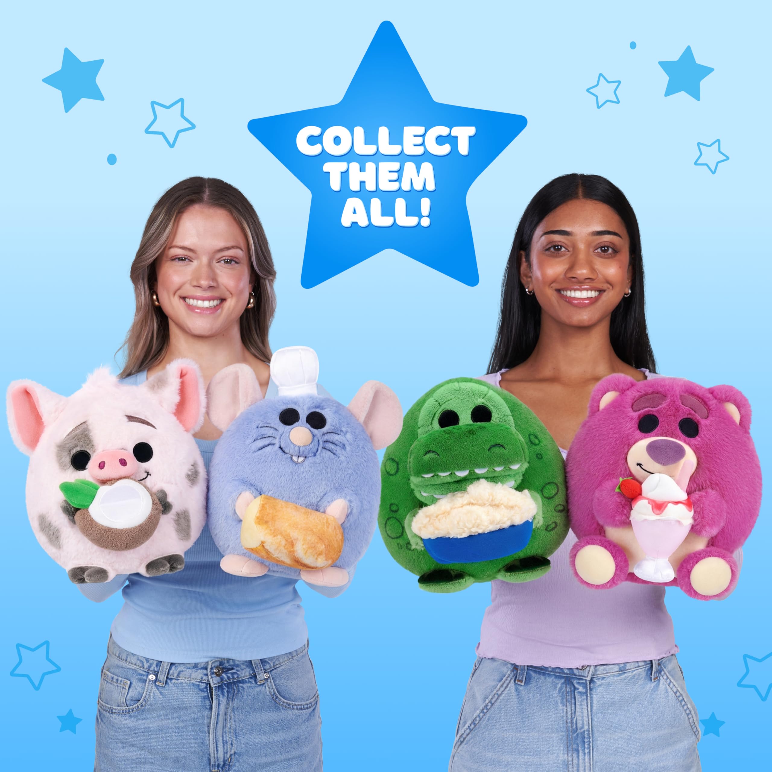 Snackles Disney 8-Inch Plush Toy - Stitch & Coconut Water | Ultra-Soft Polyester 4