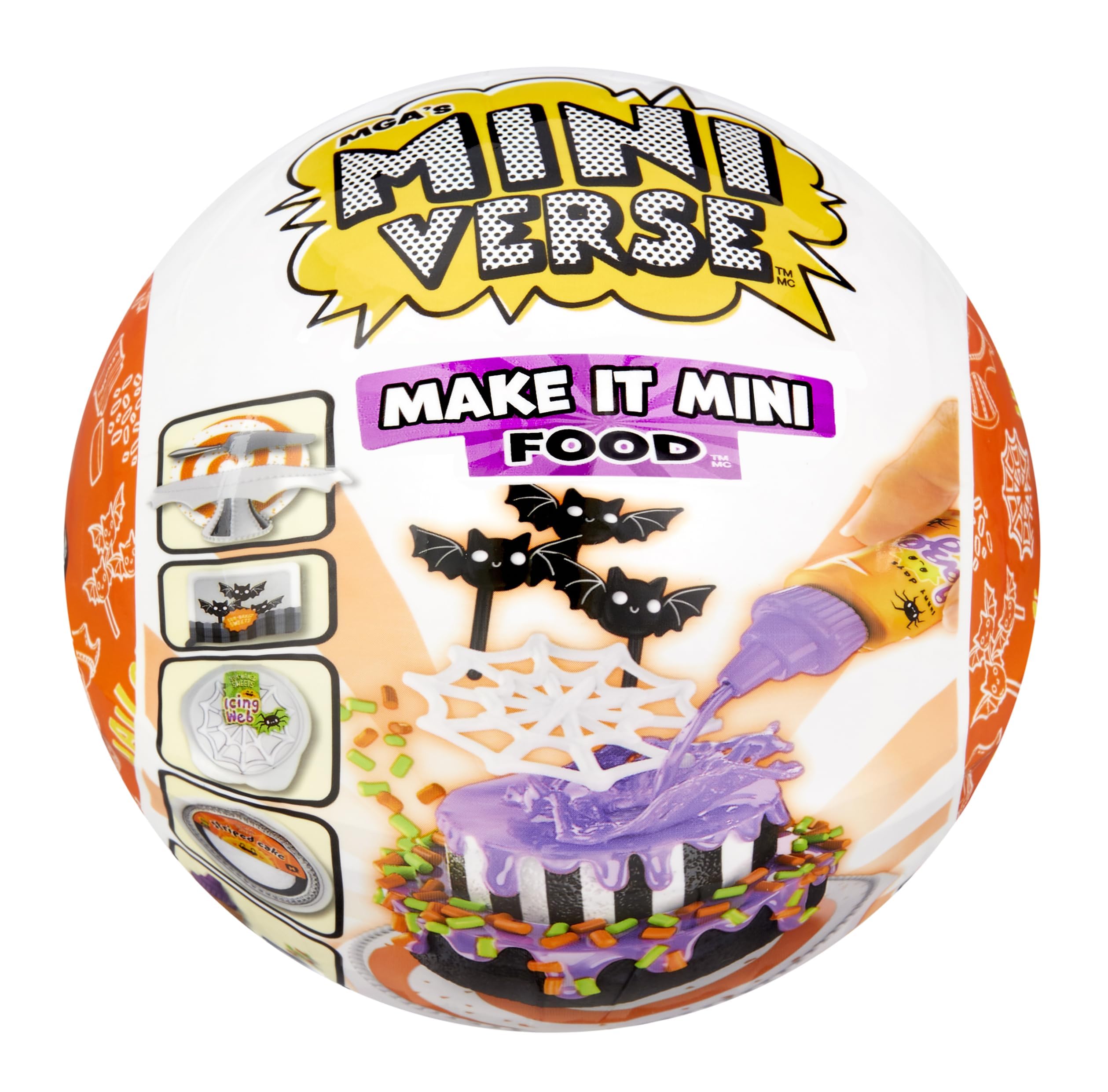MGA's Miniverse Make It Mini Food Halloween Series 2 - Beetlejuice Beetlejuice Mini Diner Collectible, DIY Resin Play Set for Kids Ages 8+