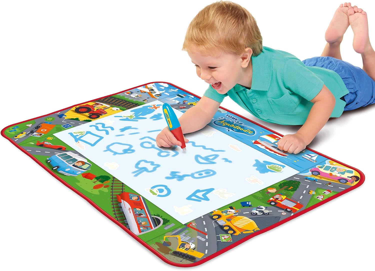 Aquadoodle Vehicle Adventure Doodle Mat - Mess-Free Water Drawing Toy for Toddlers 1