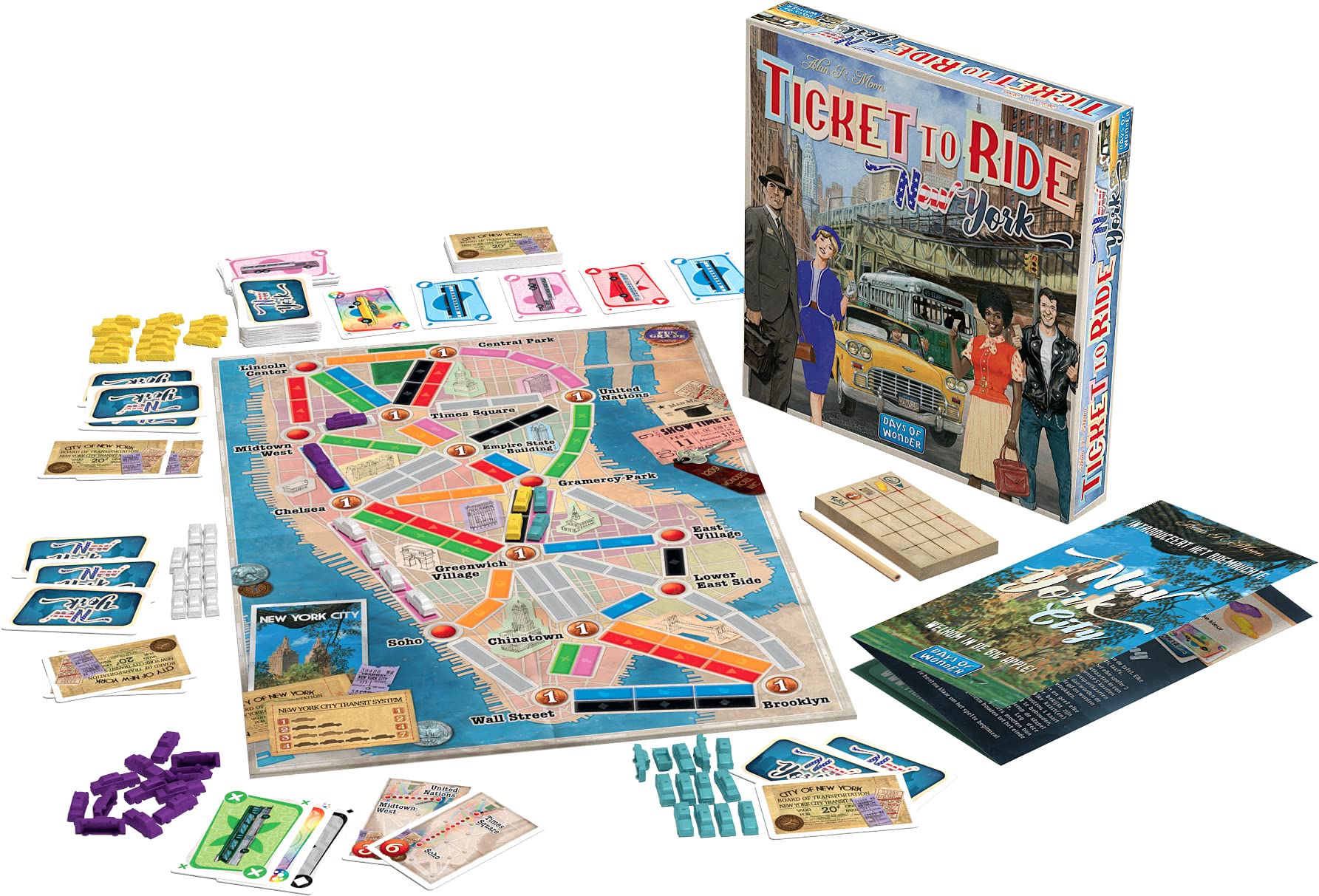 Days of Wonder Ticket to Ride New York Board Game 6