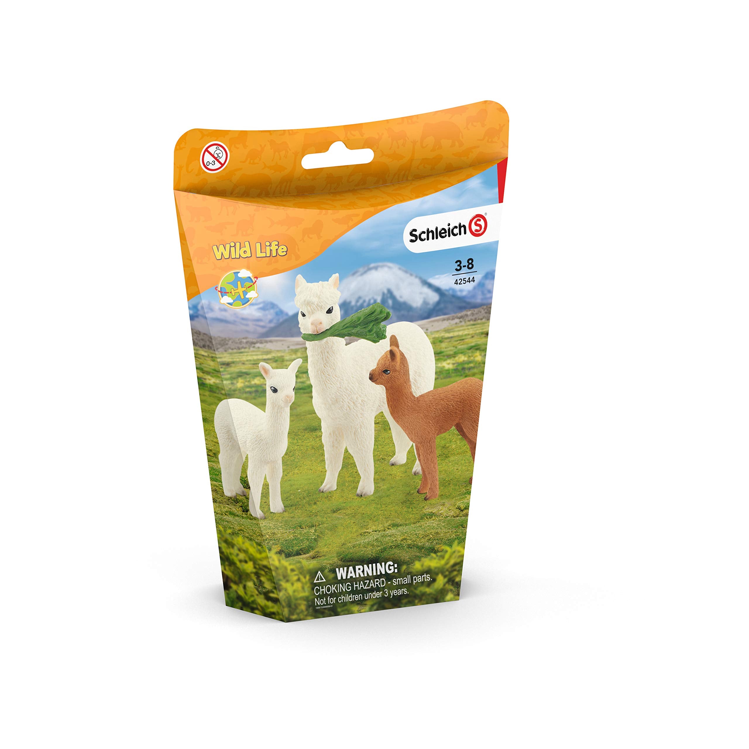 Schleich Wild Life Alpaca Family Set | Ages 3-8 | Multi-colour Plastic Figures 6