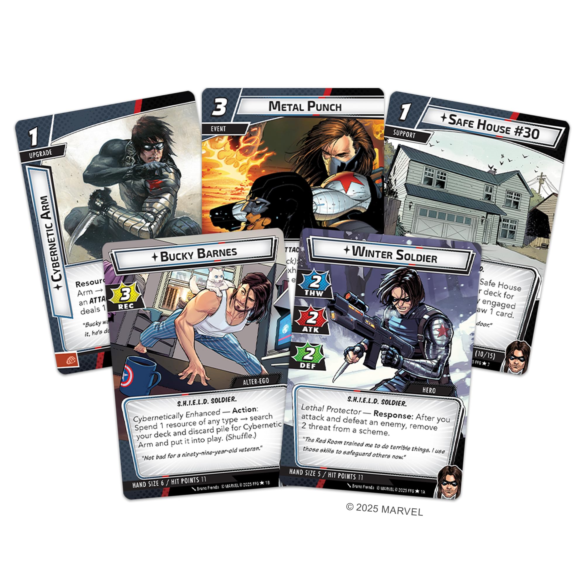 Asmodee Marvel Champions The Card Game - Winter Soldier Hero Pack 3