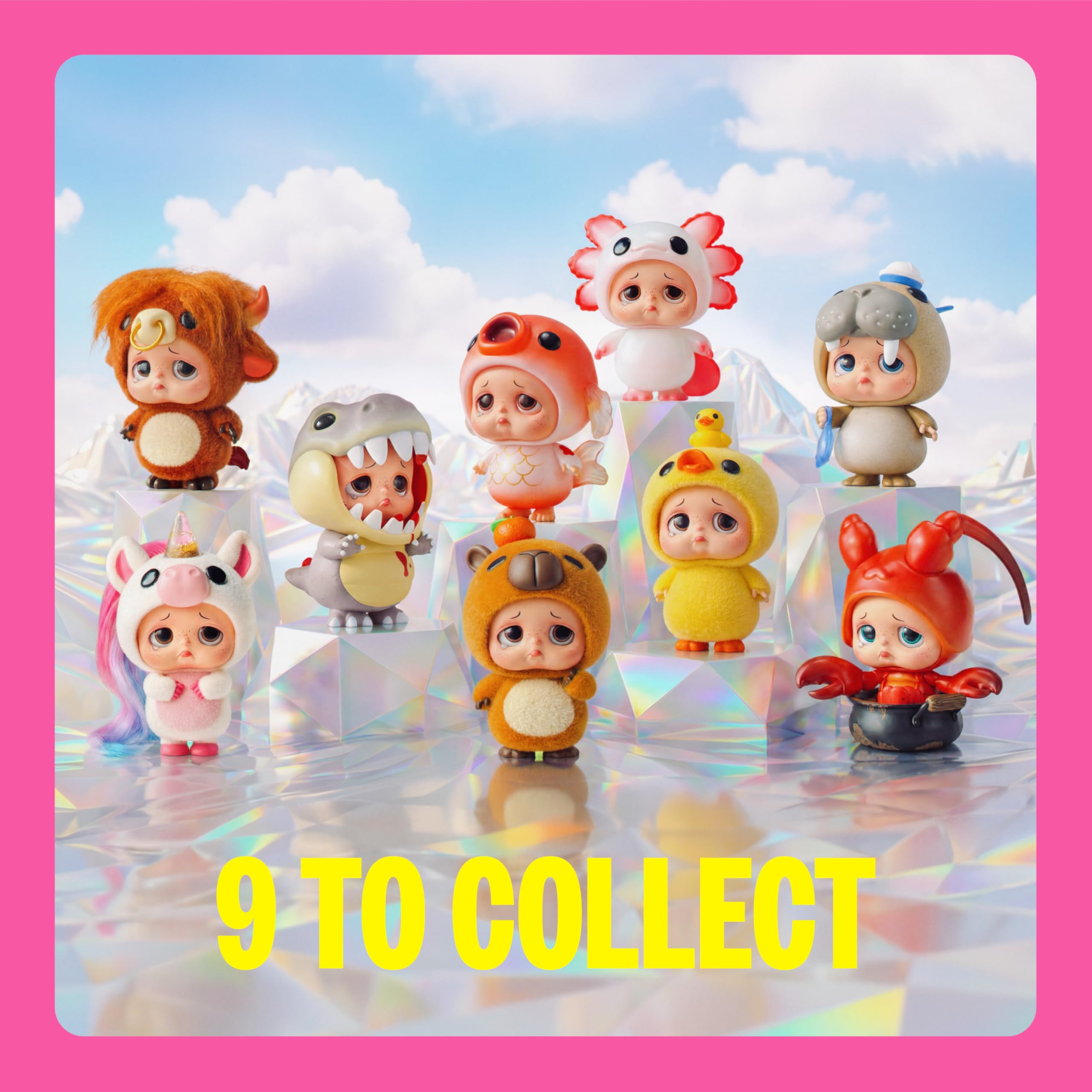 STARBOX Sad Baby Animals Series 1 Blind Box Collectible Figurine | Hand-Sized | Plastic | Ages 3+ 3