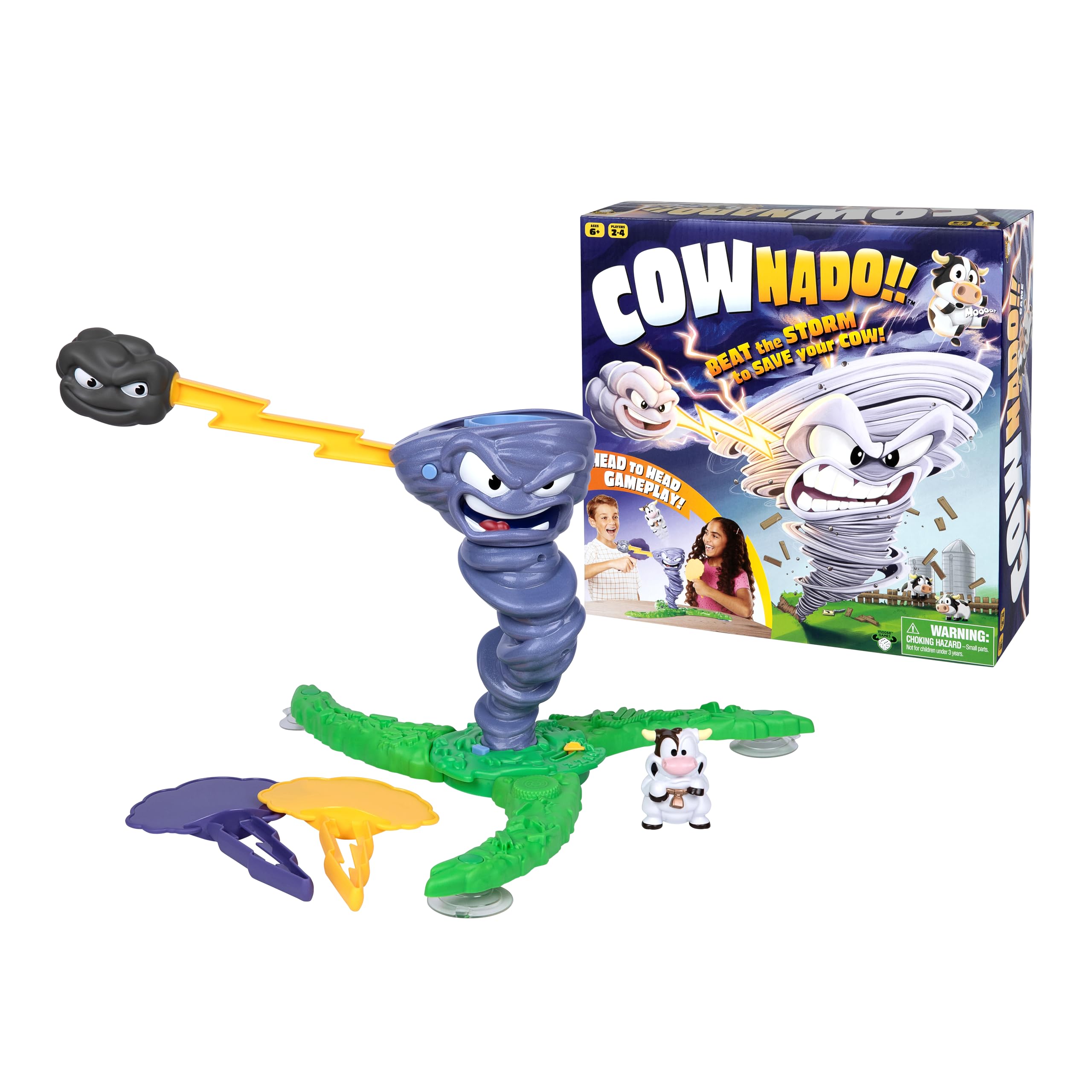 Moose Toys Cownado Tetherball-Style Table Game 1