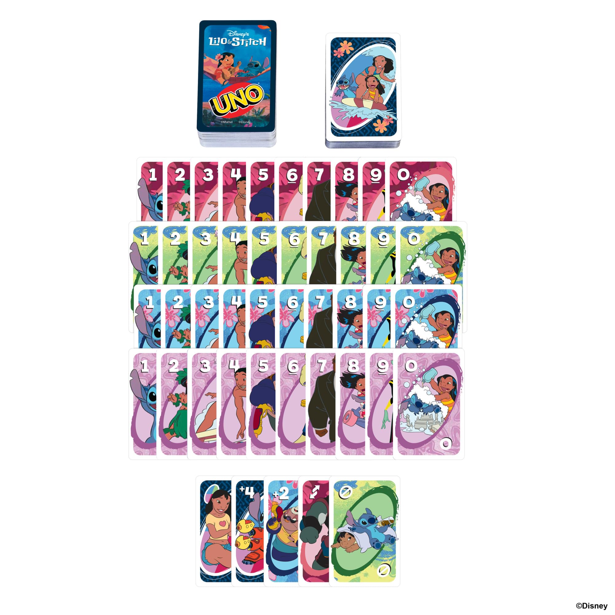 UNO Disney’s Lilo and Stitch Card Game - 2-10 Players | Ages 7+ | JCC10 7