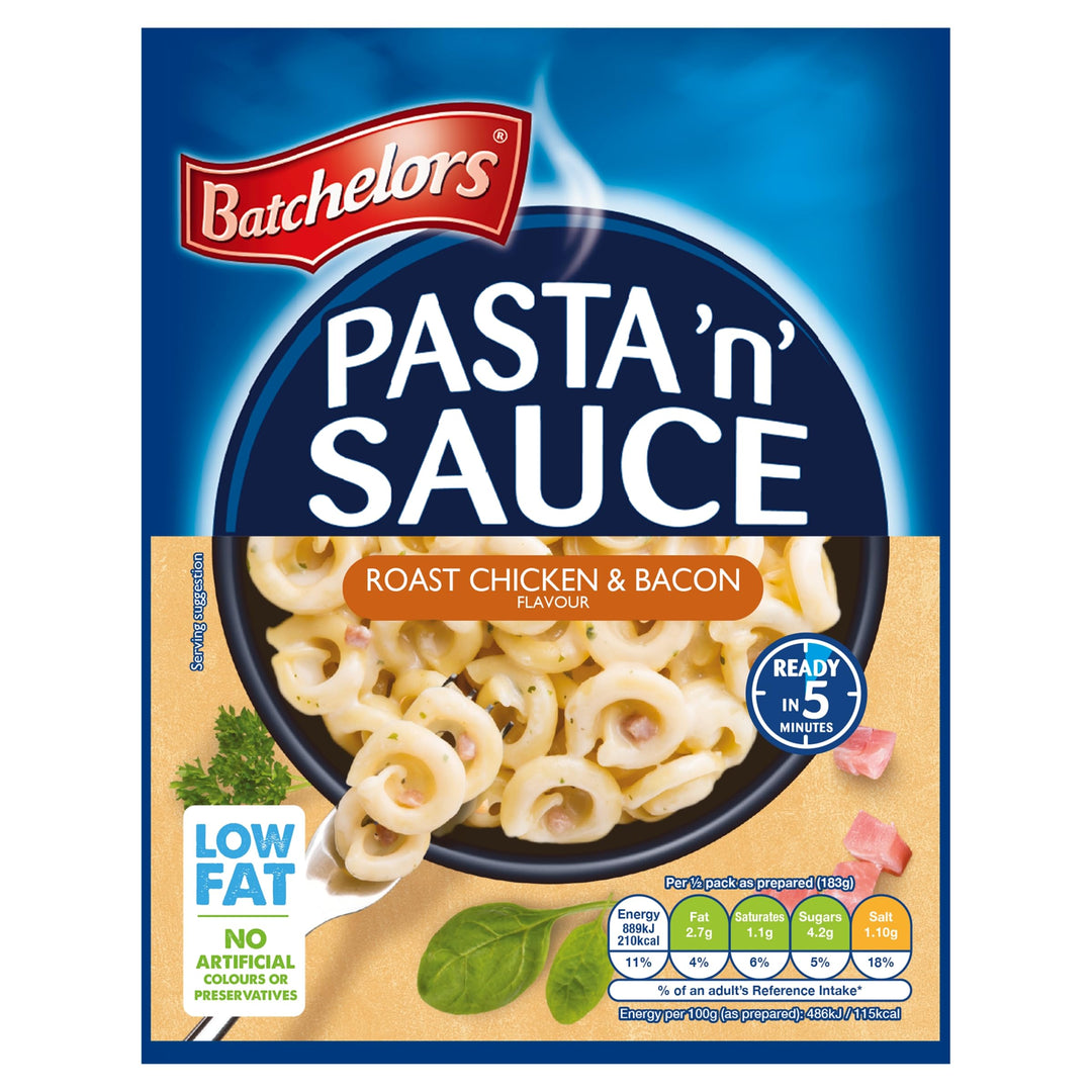 Batchelors Pasta "n" Sauce Roast Chicken & Bacon Instant Pasta Meal