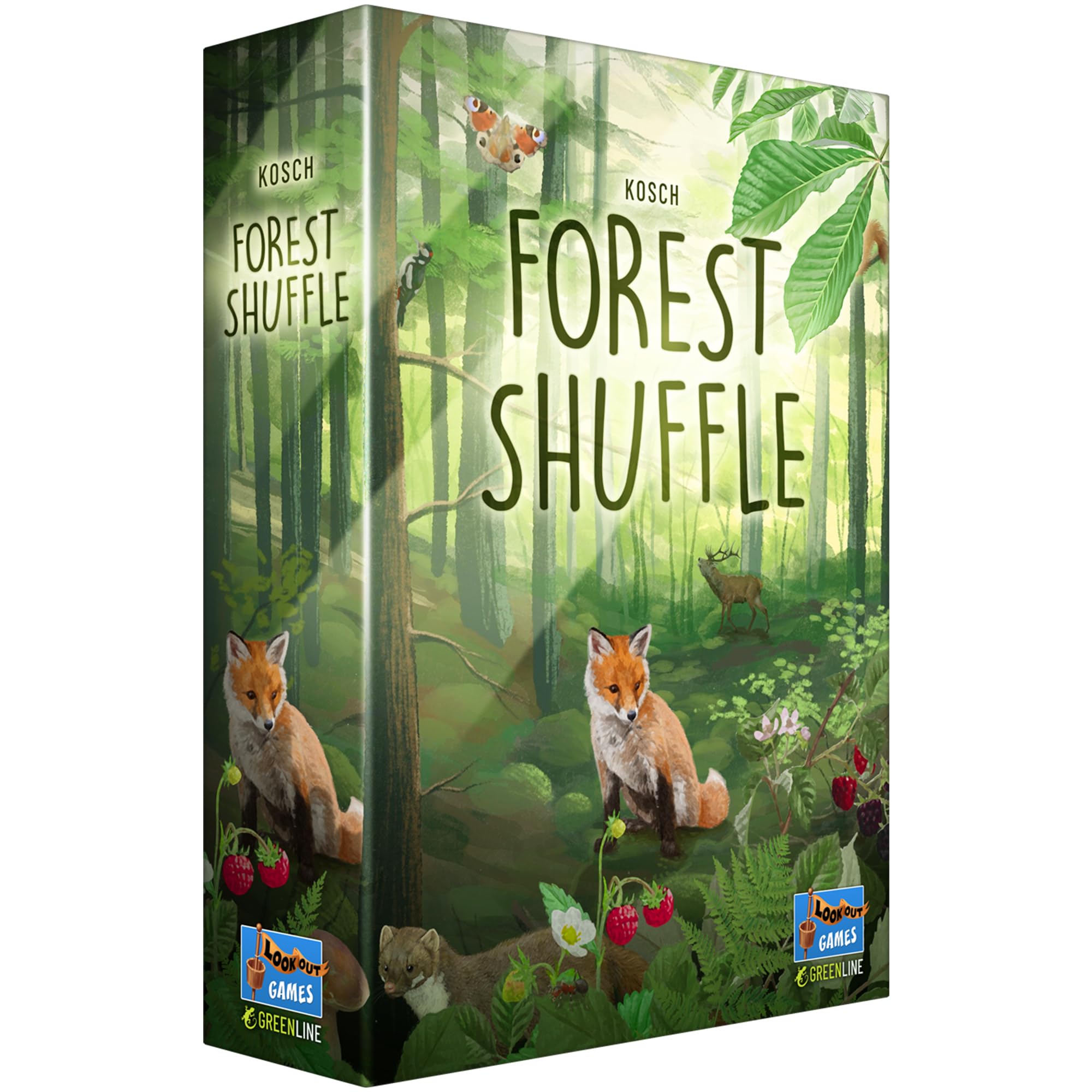 Lookout Forest Shuffle Card Game - Strategy Game for 2-5 Players | Ages 10+ | 60 Min Playtime