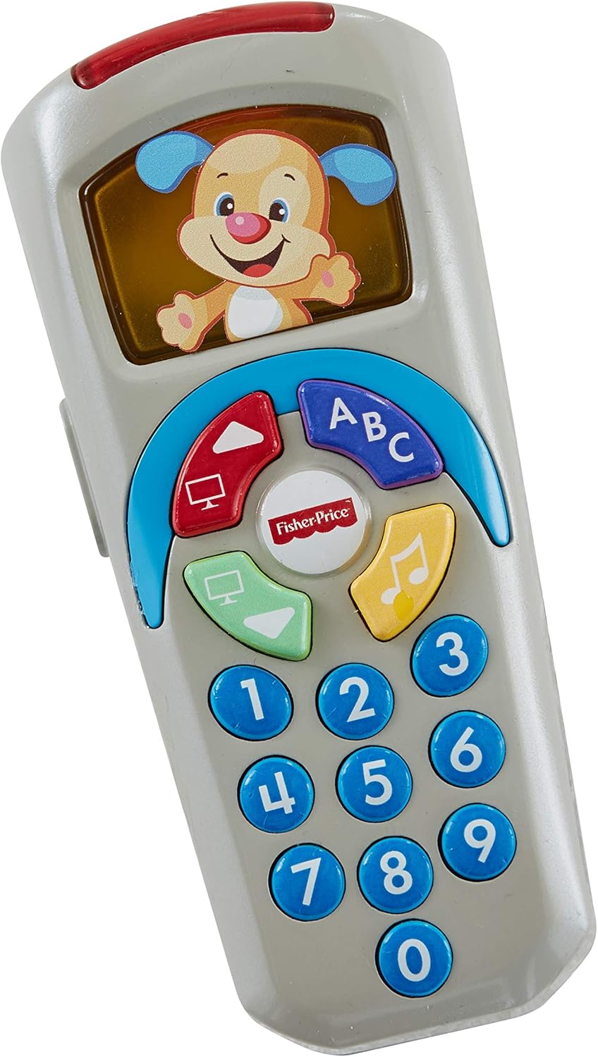 Fisher-Price Laugh & Learn Puppy's Remote - Educational Electronic Toy with Music & Lights, 6m+ 1