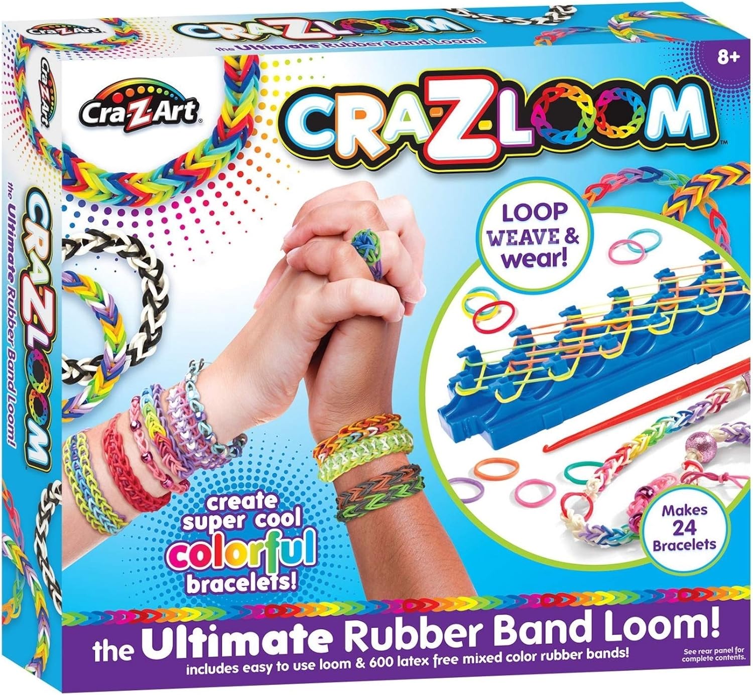 Cra-Z-Loom Ultimate Rubber Band Loom - 638-Piece Craft Kit for Ages 8+ 1