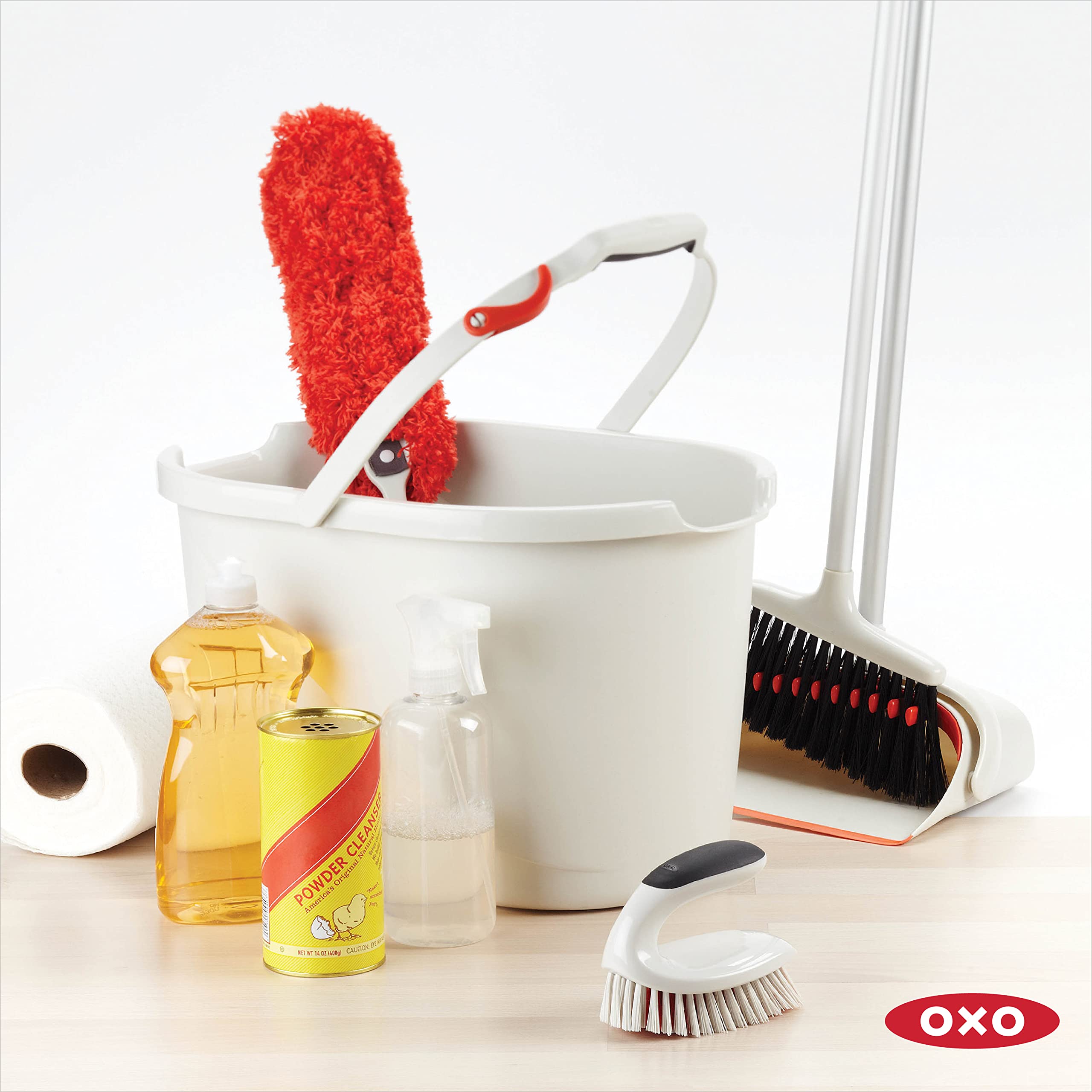 OXO Good Grips All-Purpose Scrub Brush - Stiff Bristles | Contoured Handle 2