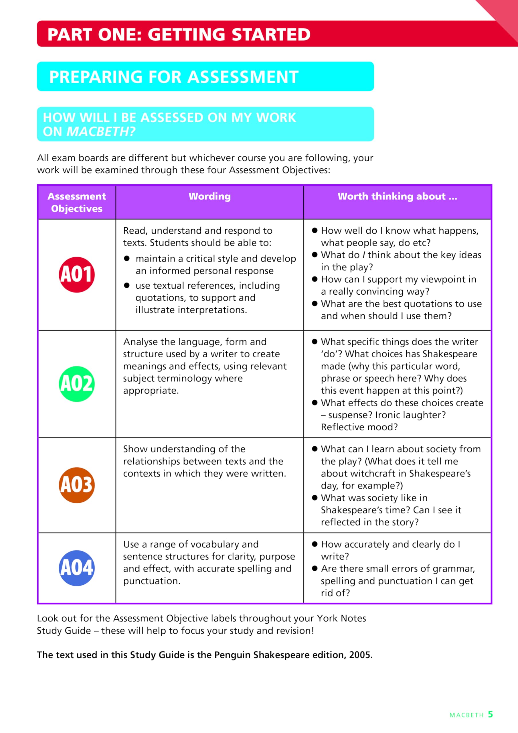 PEARSON EDUCATION York Notes for GCSE - Macbeth Study Guide | Paperback | 88 Pages 3