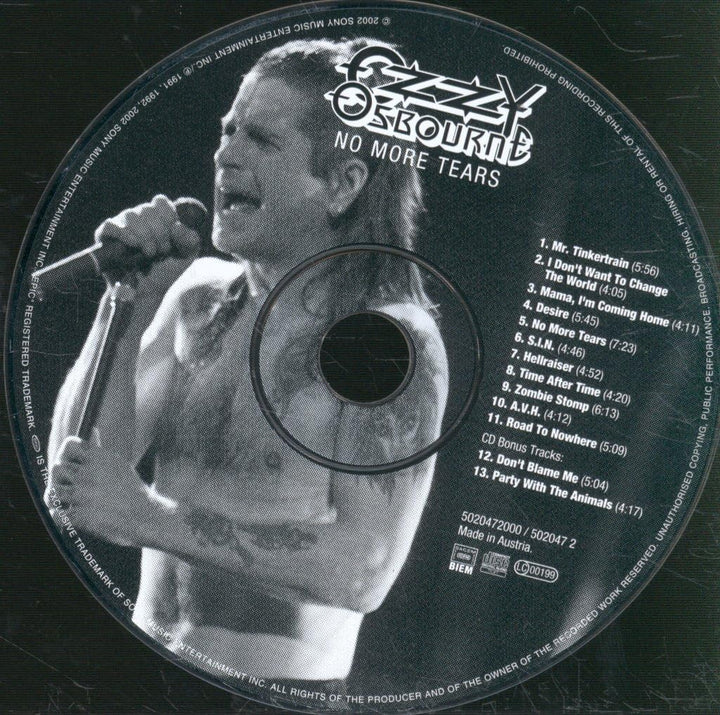 Ozzy Osbourne - No More Tears Audio CD