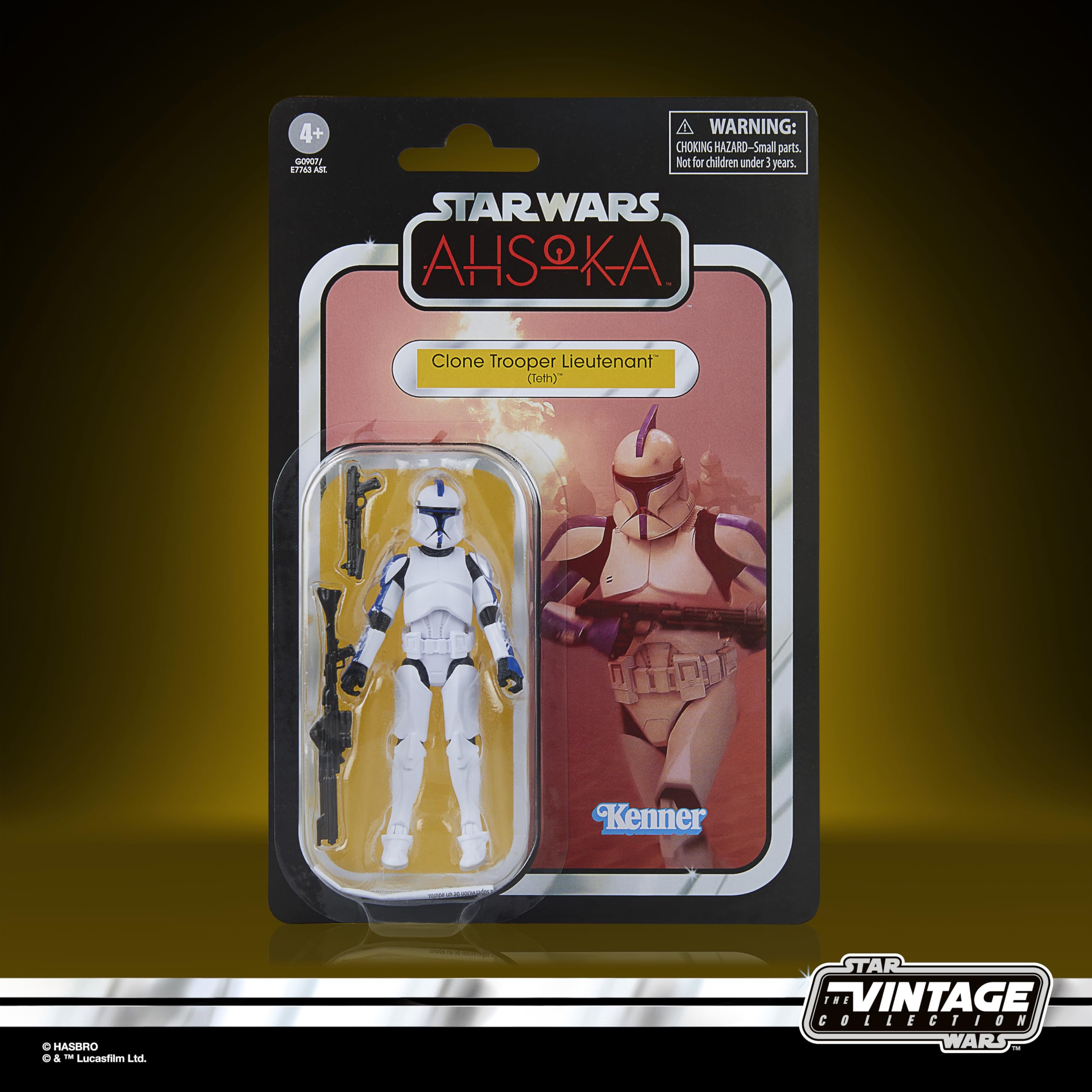 Star Wars The Vintage Collection Clone Trooper Lieutenant (Teth) 3.75-inch Action Figure - Ages 4+ 8