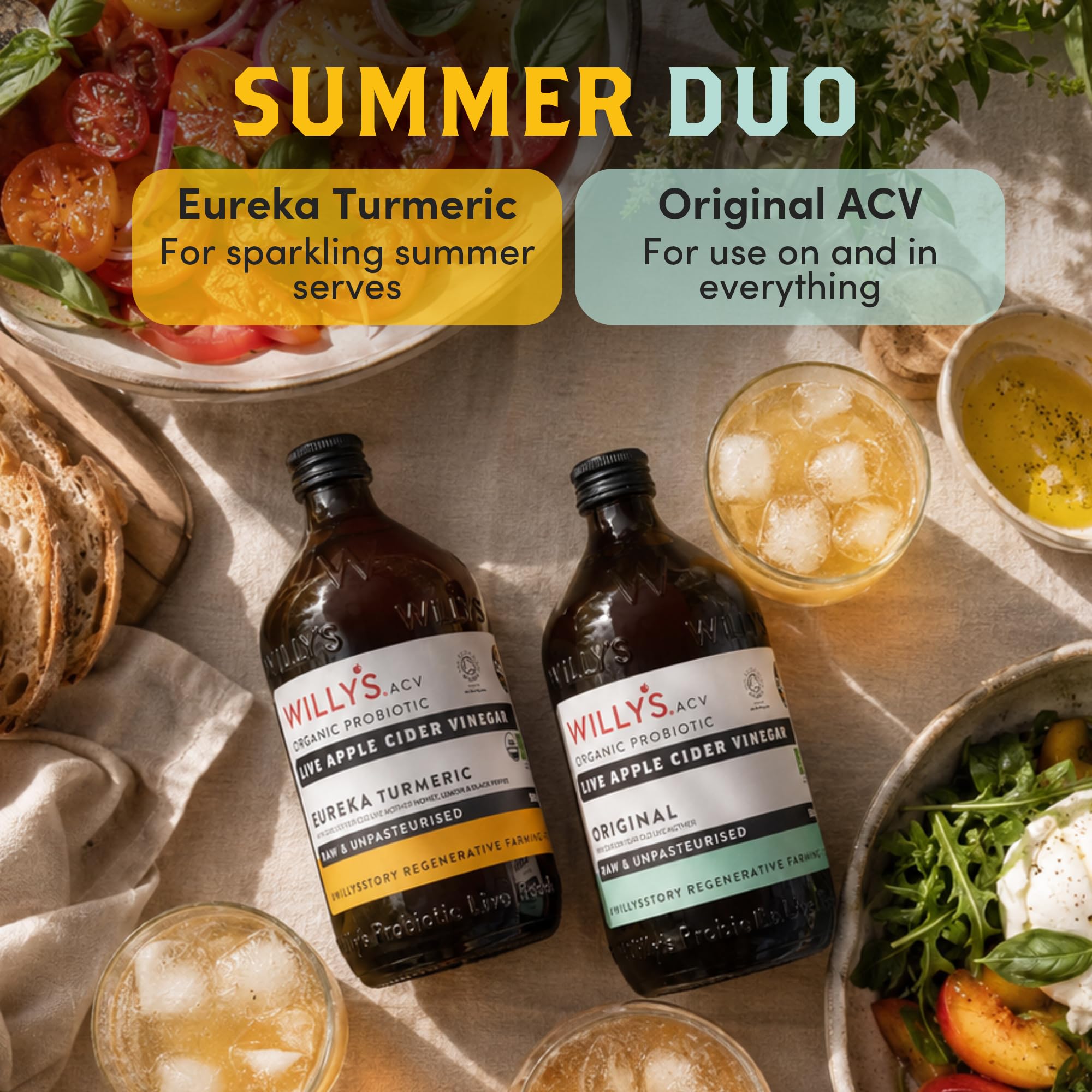 Willy's Apple Cider Vinegar with Turmeric & Honey - Raw, Organic, Unpasteurised | 500ml 9