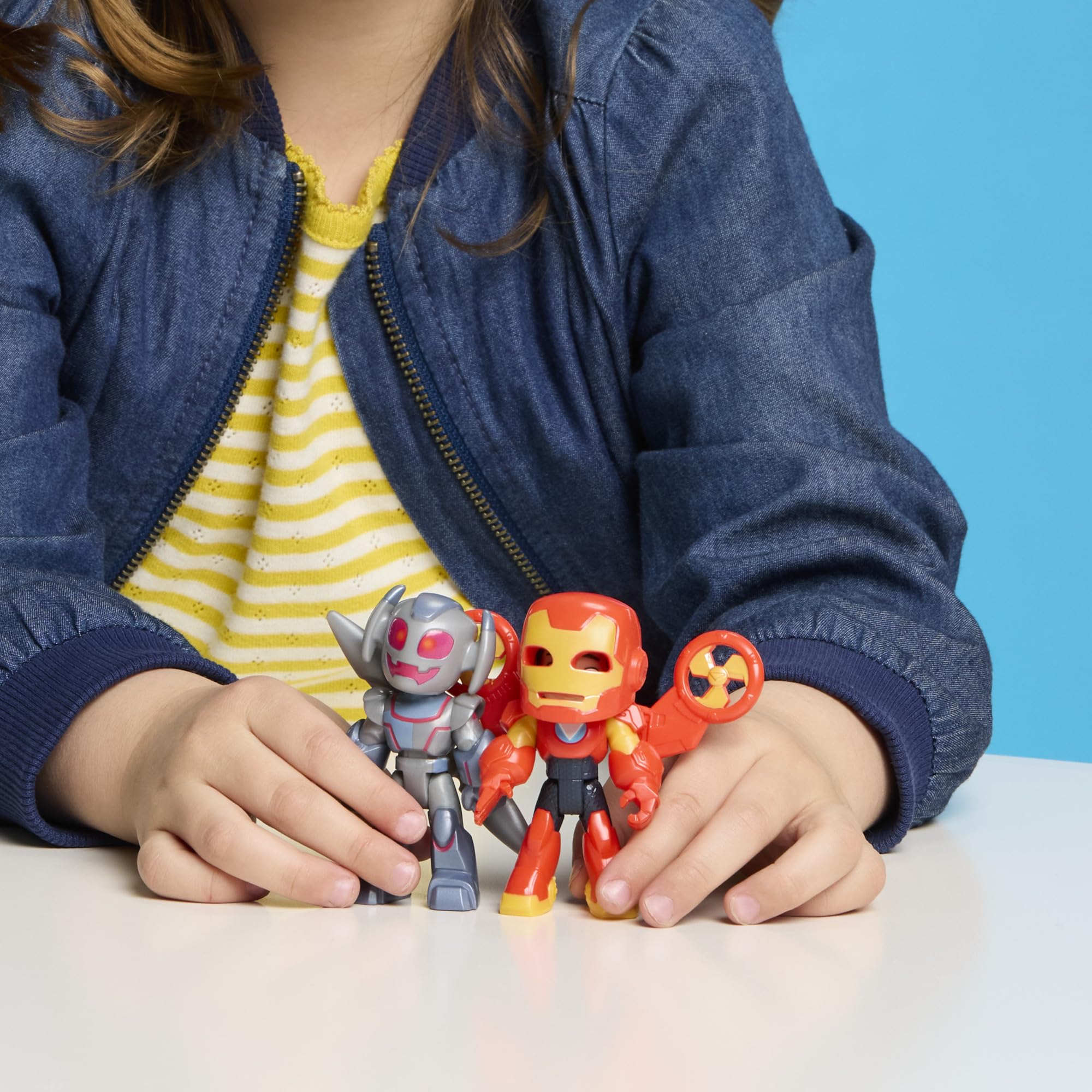 Marvel Iron Man and His Awesome Friends Action Figures - 7.6 cm Poseable Figures with Accessories | Ages 3+ 7