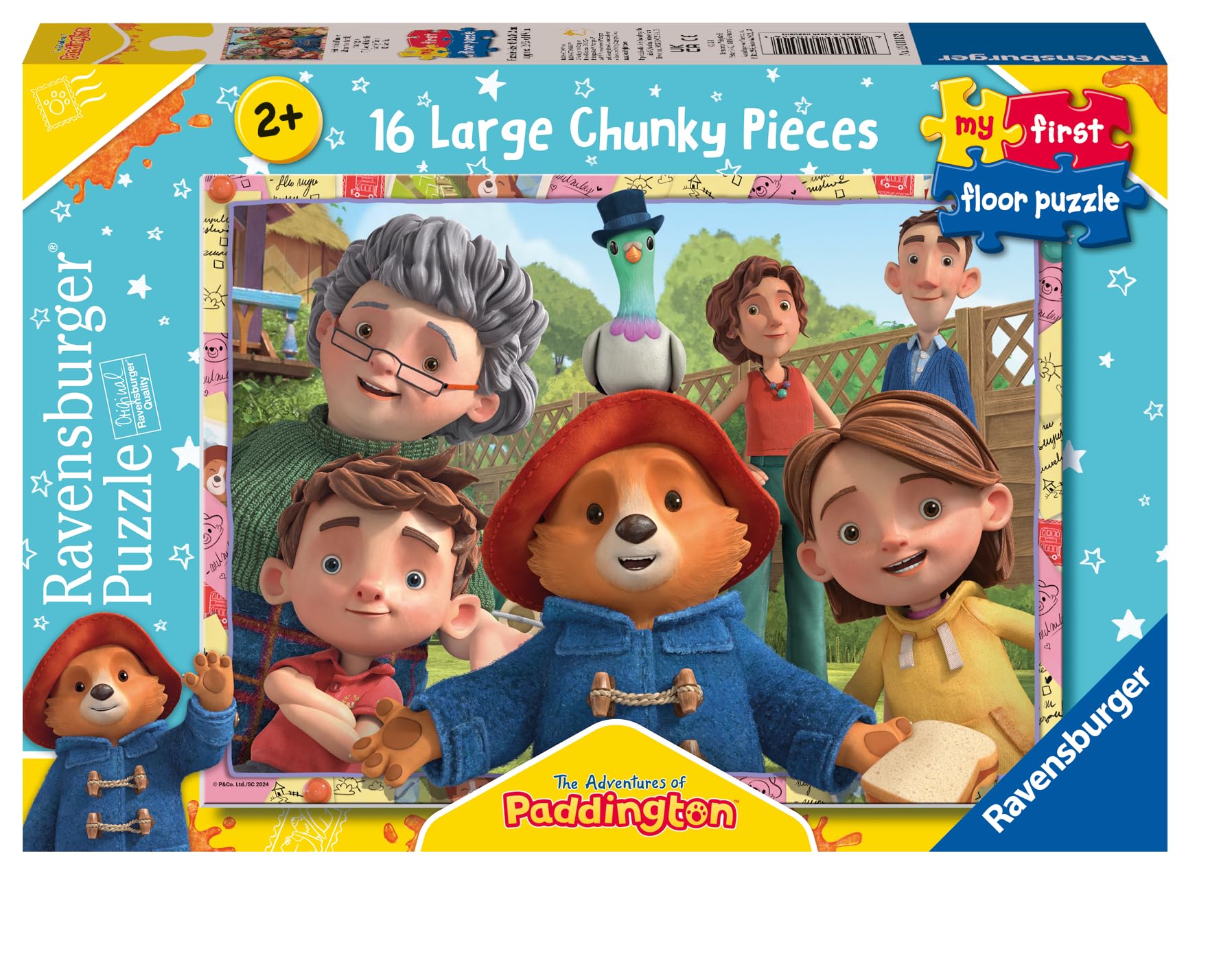 Ravensburger Paddington Bear First Floor Jigsaw Puzzle - 16-Piece Puzzle for Toddlers 24 Months & Up 1