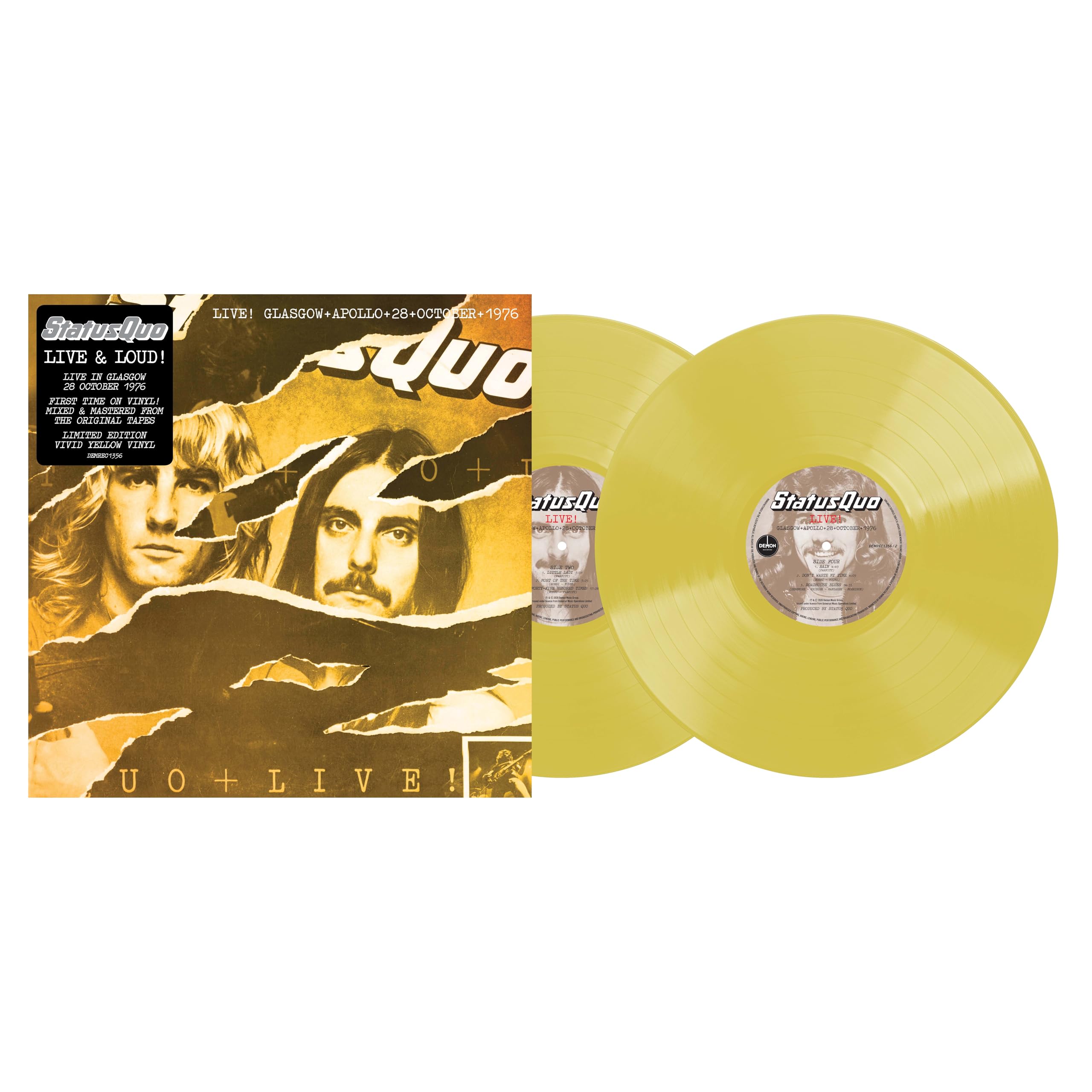 Status Quo - 28th October 1976 Live! [2LP Yellow Vinyl]