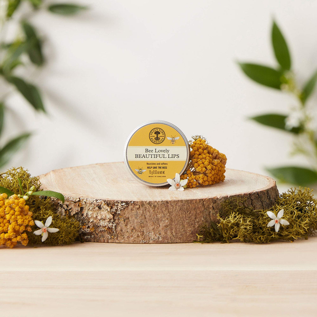 Neal's Yard Remedies Bee Lovely Beautiful Lips Balm - Nourishes & Softens | 15g