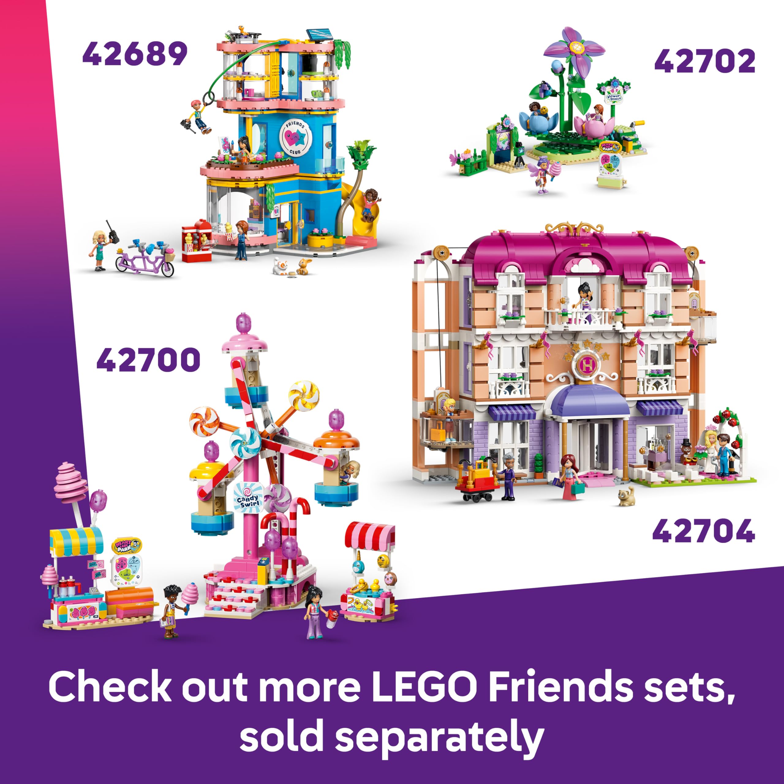 LEGO Friends Mermaid Roller Coaster Ride Building Set - Ages 8+ | 5 Mini Dolls | Multicolor 8