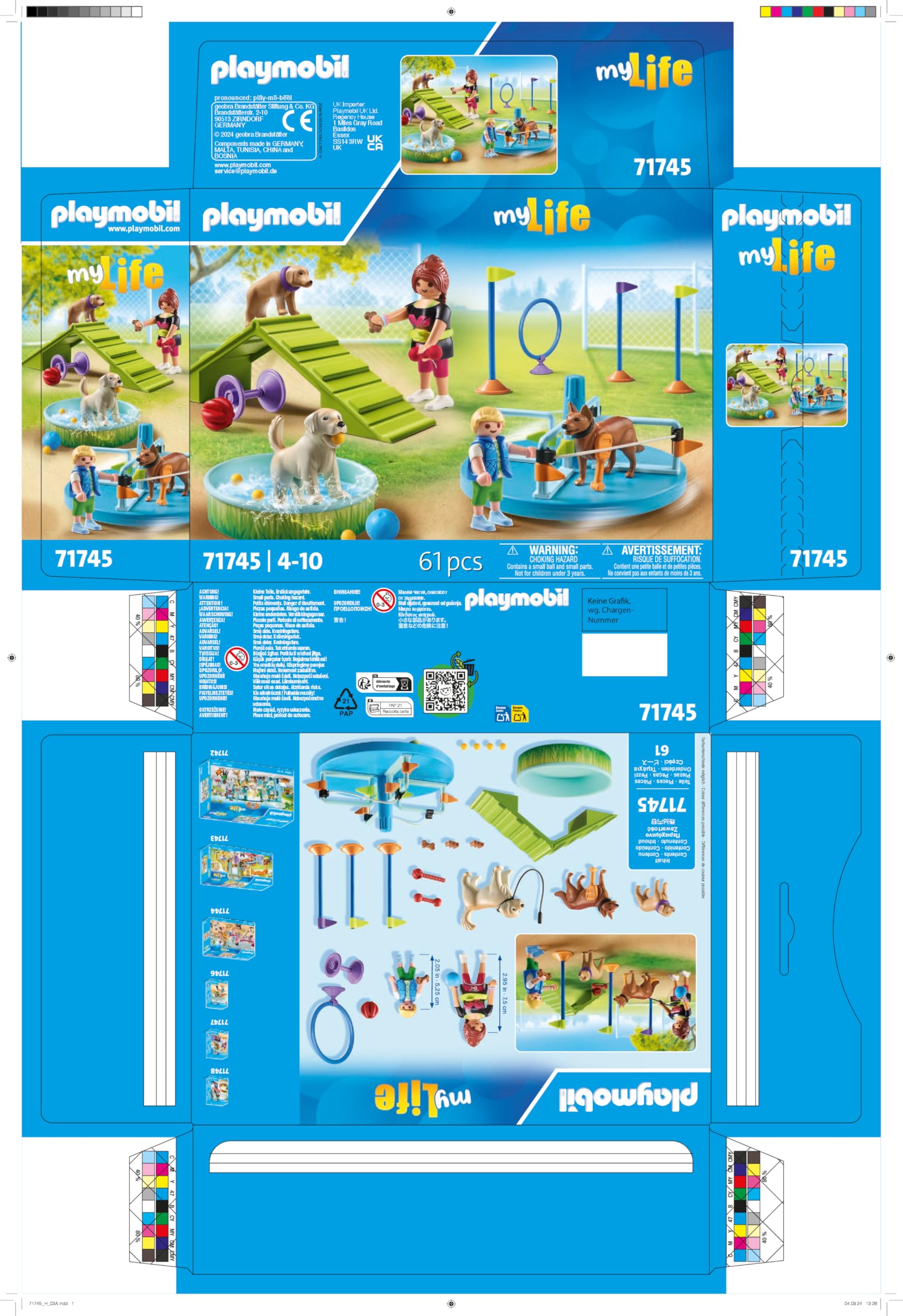 Playmobil My Life Dog Playground Playset | Ages 4+ | Model 71745 2
