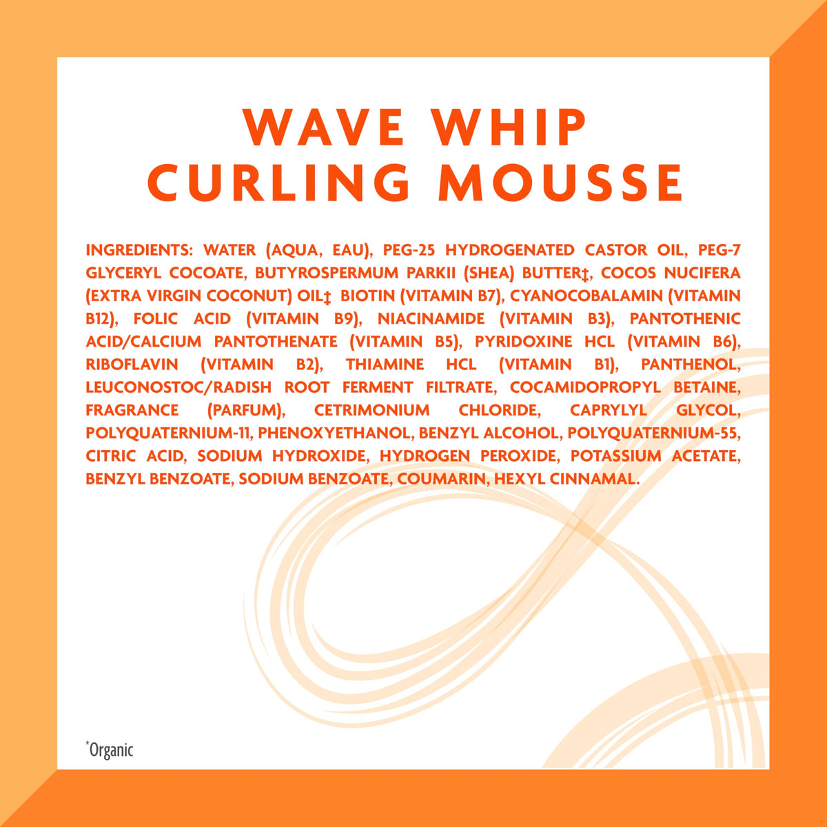 Cantu Wave Whip Curling Mousse - Defines Curls, Reduces Frizz, Hydrates | 248ml 12