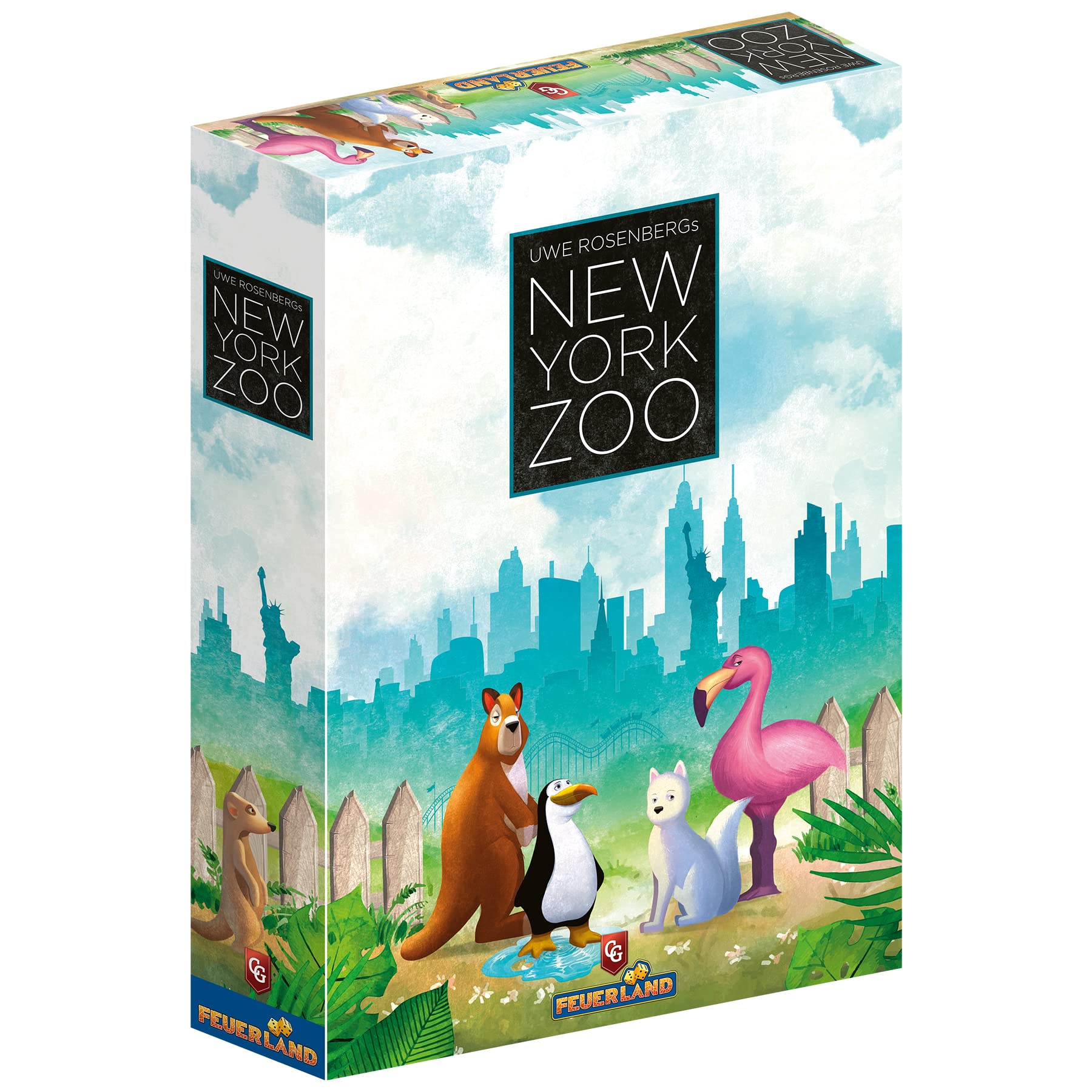 Capstone Games New York Zoo Board Game | Strategy | 1-5 Players | 30 Min Playtime