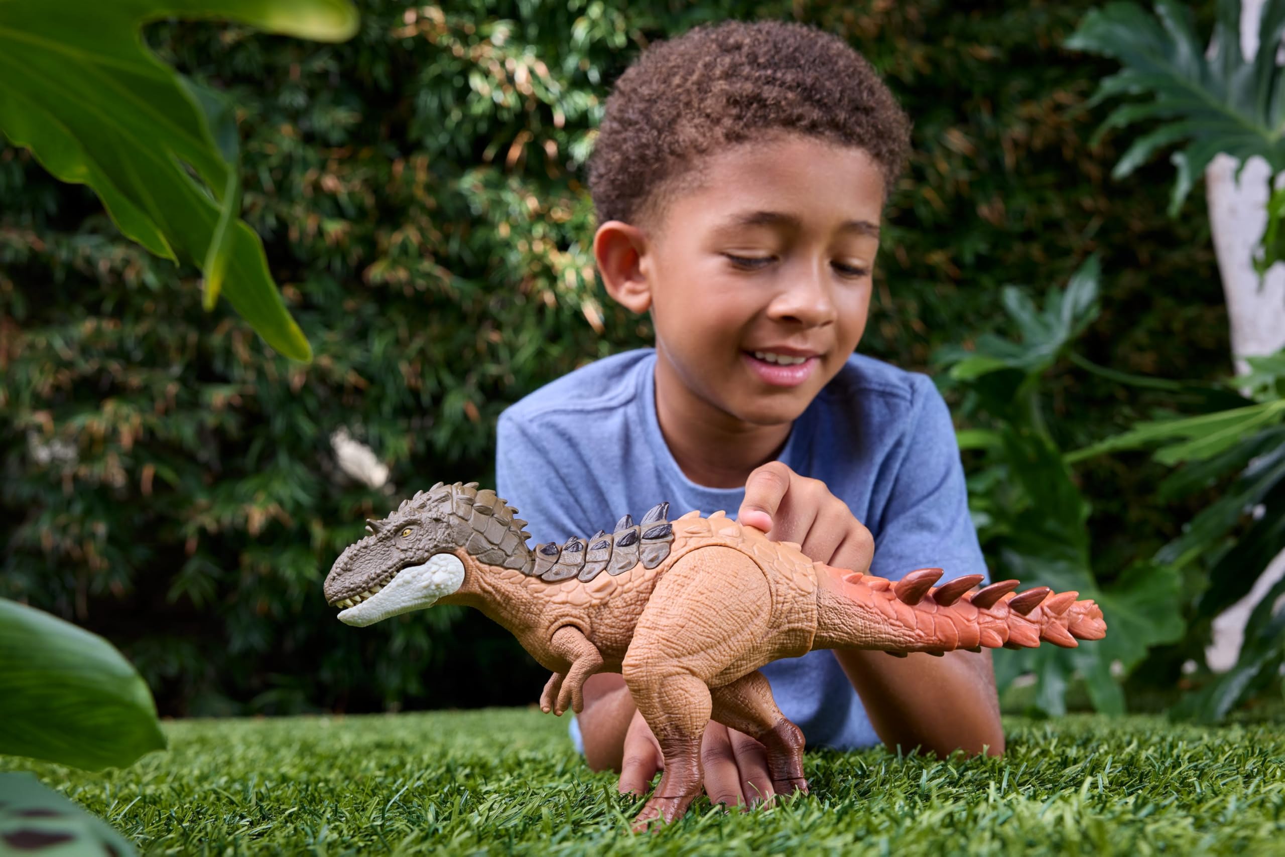 Mattel Jurassic World Gigantic Thrashers Gorgosaurus Dinosaur Action Figure | 14.9 Inches Long | Ages 4+ 2