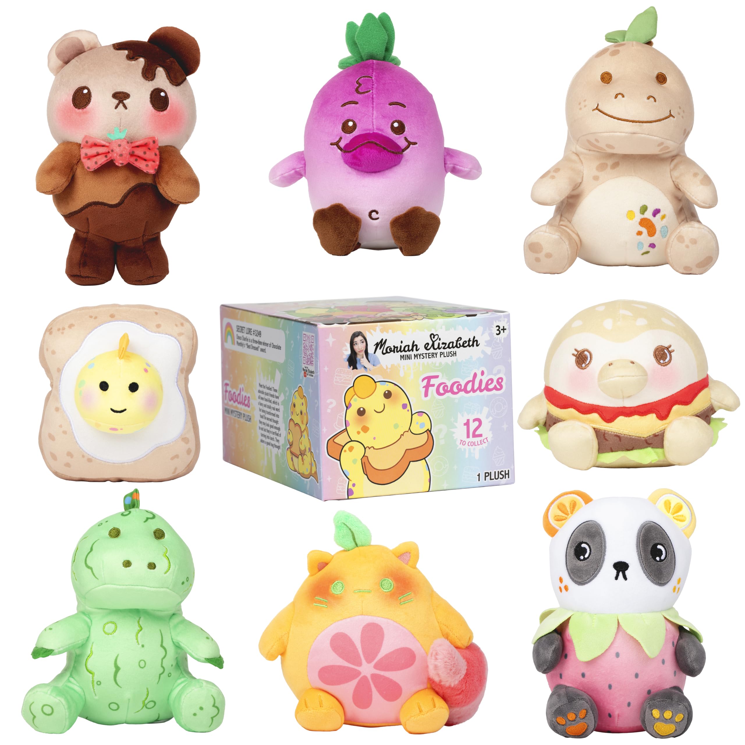 Moriah Elizabeth Foodies Series 5 Mini Mystery Plush - 6 Inch Soft Doll | Blind Box Surprise | Ages 3+ 1