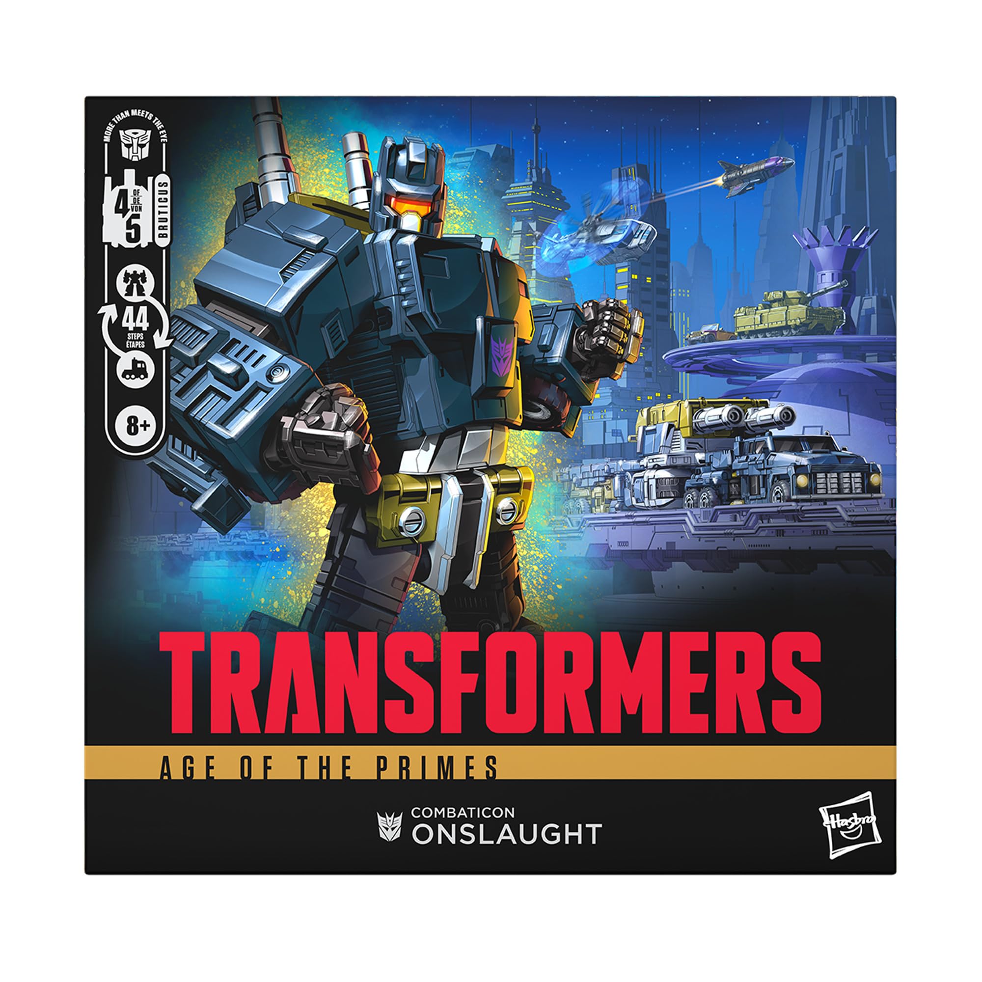 Transformers Age of the Primes Combaticon Onslaught Commander Class Figure - 17cm | Converts in 44 Steps 2