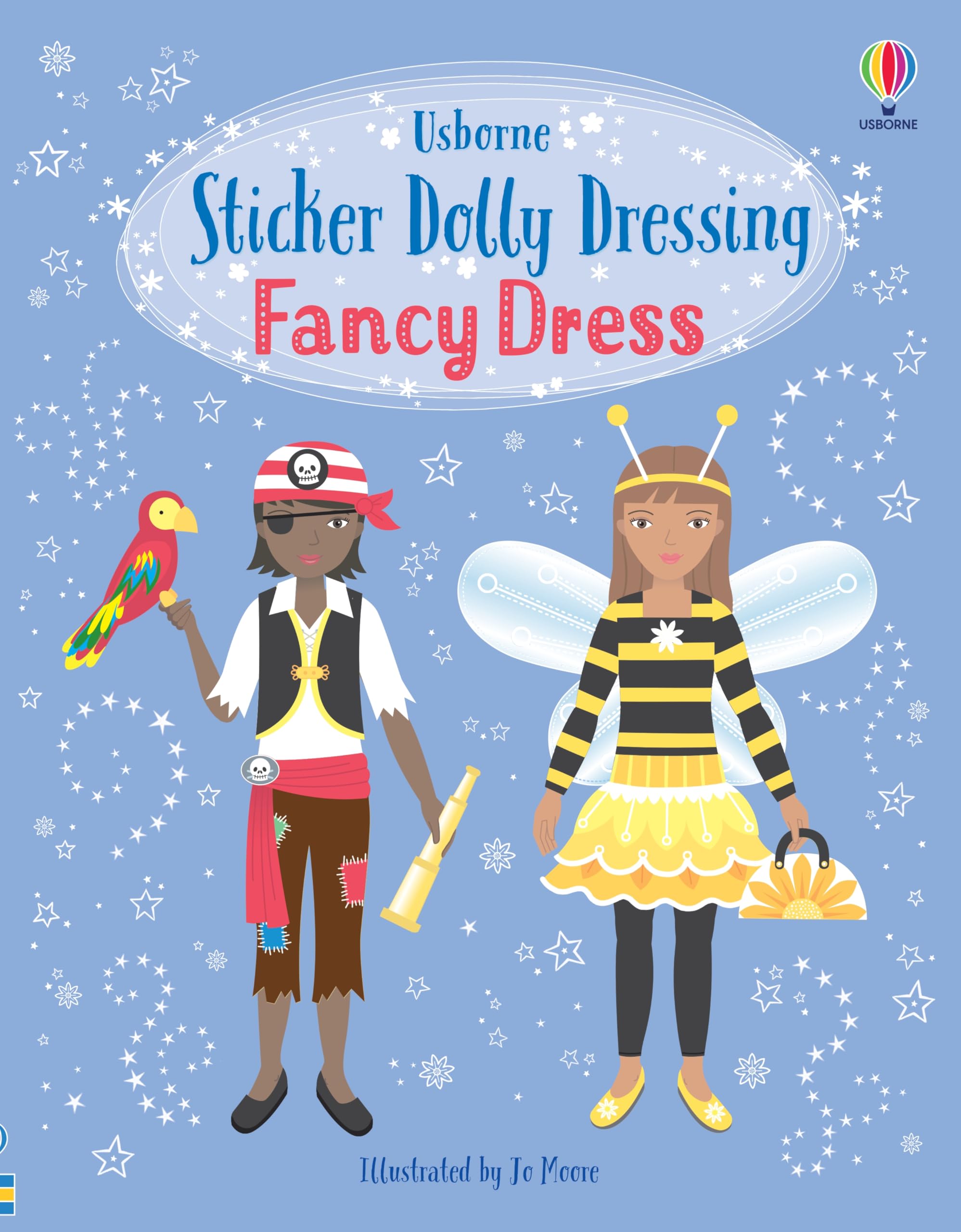 Usborne Sticker Dolly Dressing Fancy Dress Activity Book | Over 300 Stickers | Ages 3-5