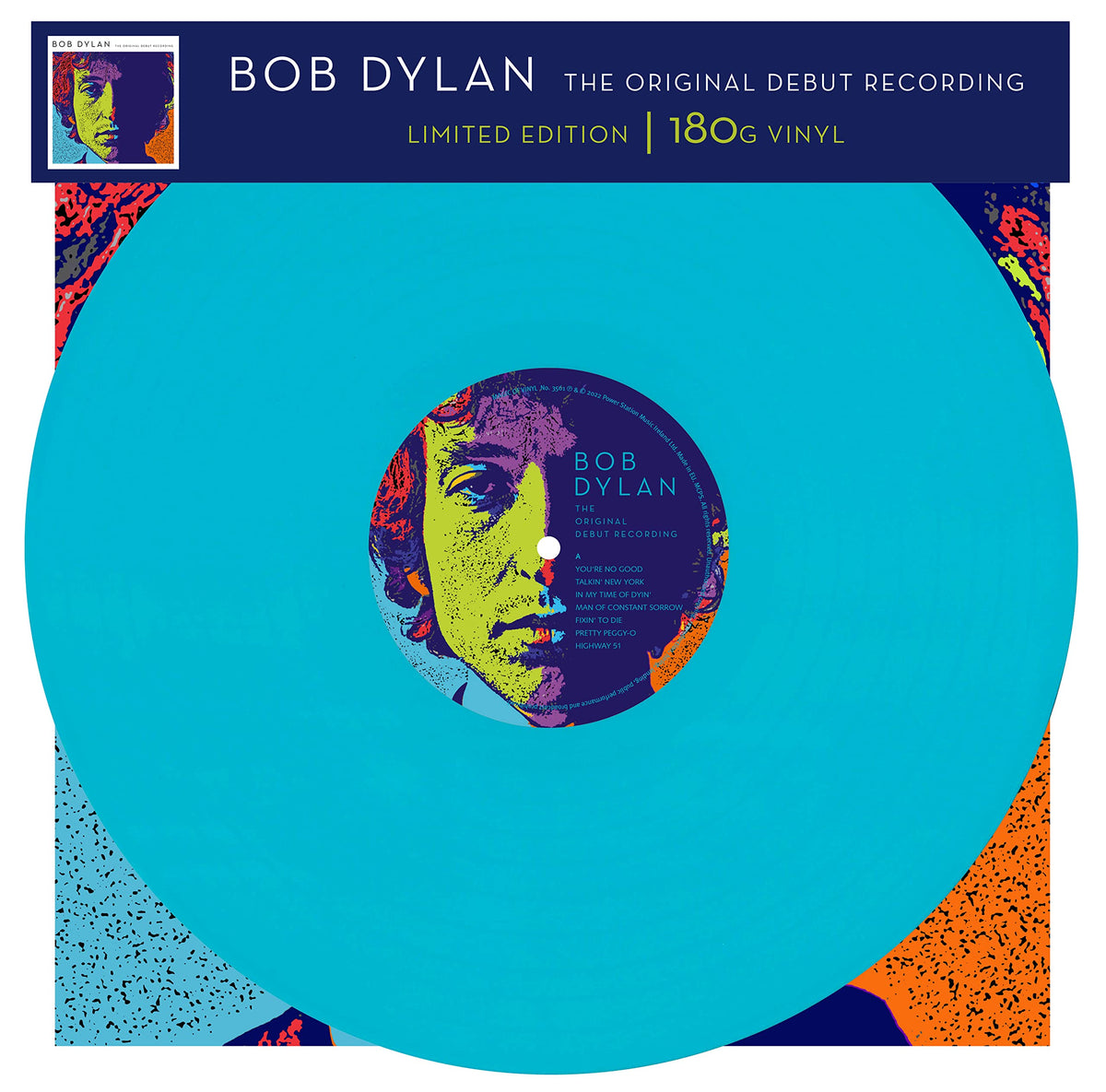 Bob Dylan - The Original Debut Recording [Limited Edition Turquoise 180g Vinyl]