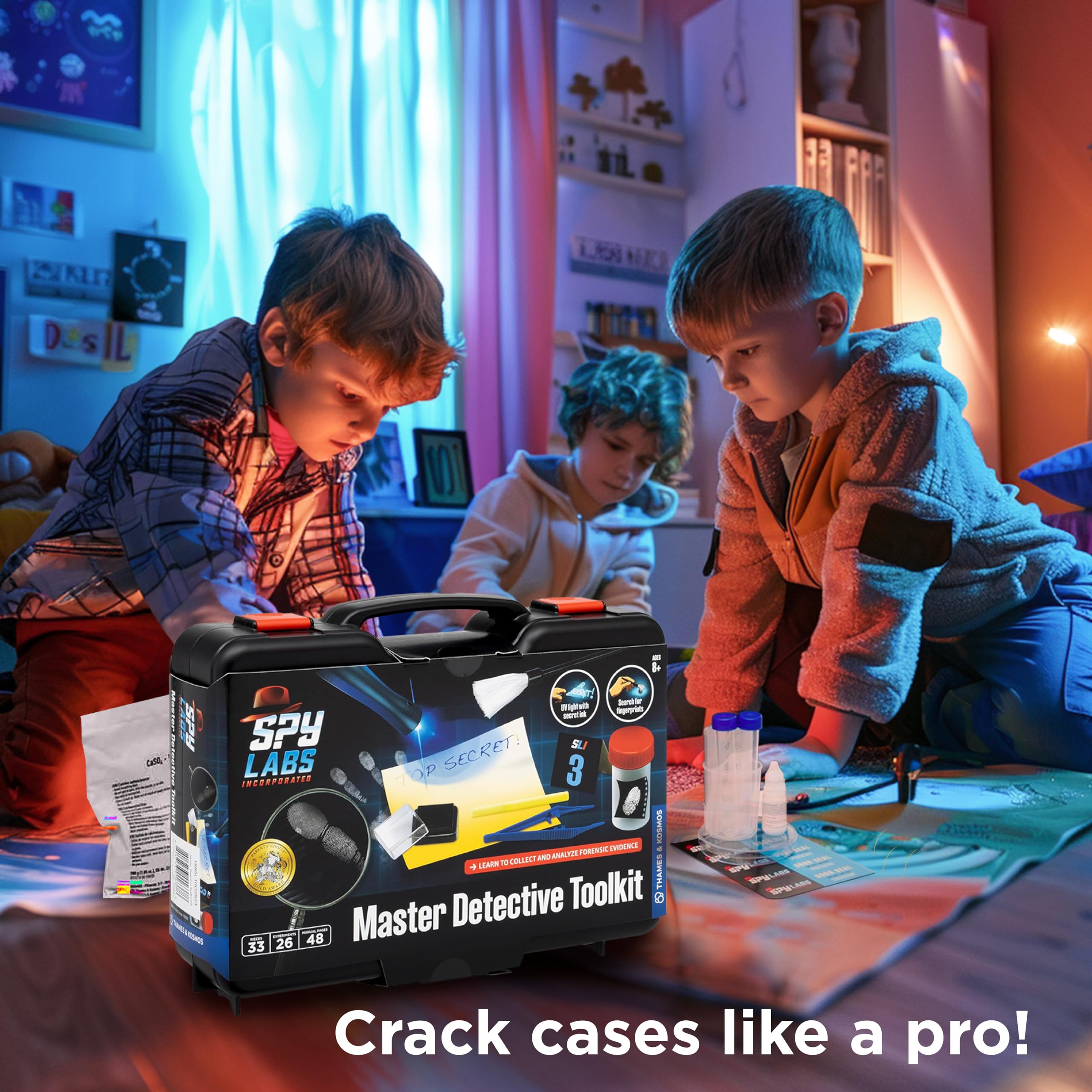 Spy Labs Master Detective Toolkit V2 - Forensic Science Kit for Ages 8+ 4