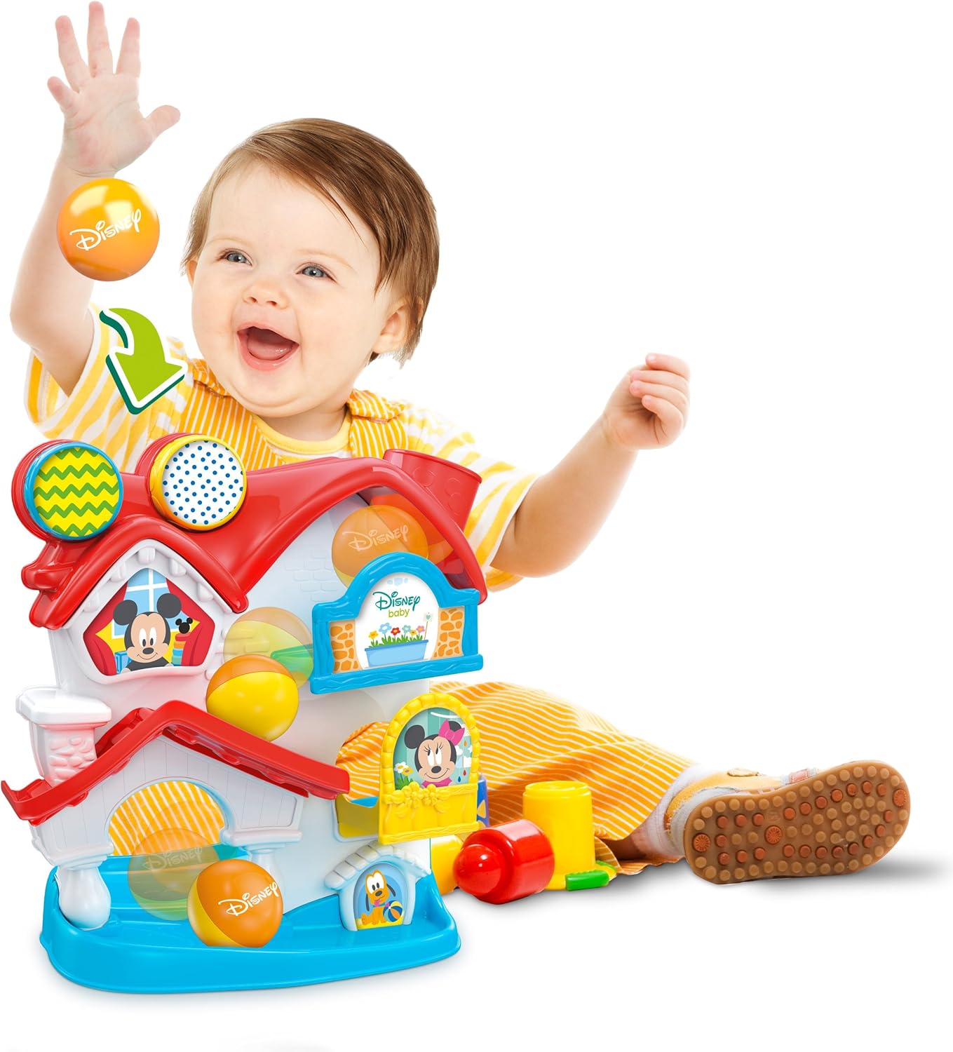 Clementoni Disney Baby Ball Drop - Educational Activity House for Toddlers 10m+ 4