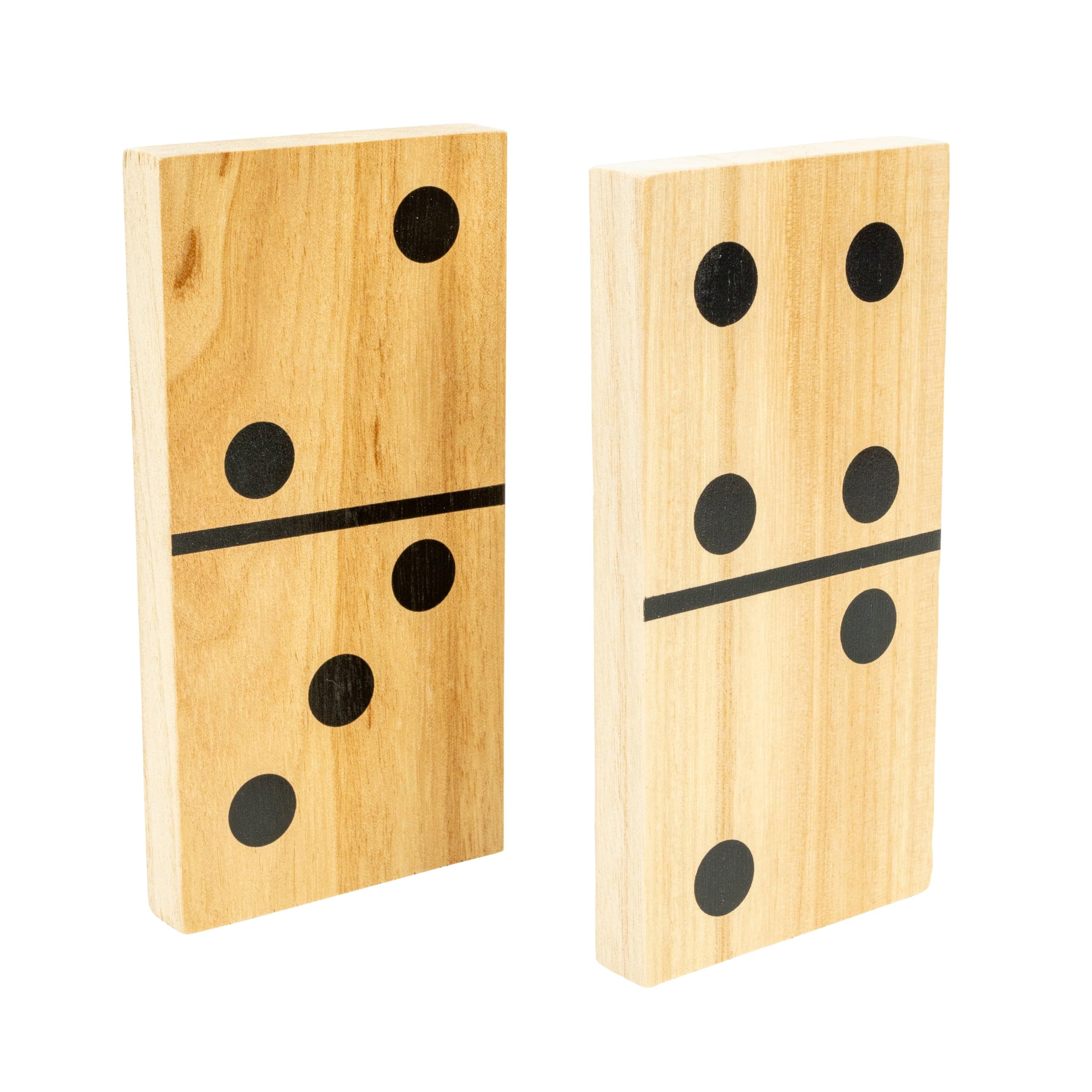 TP Toys Giant Wooden Dominoes - FSC Wood, 28 Tiles, Ages 3+ 7